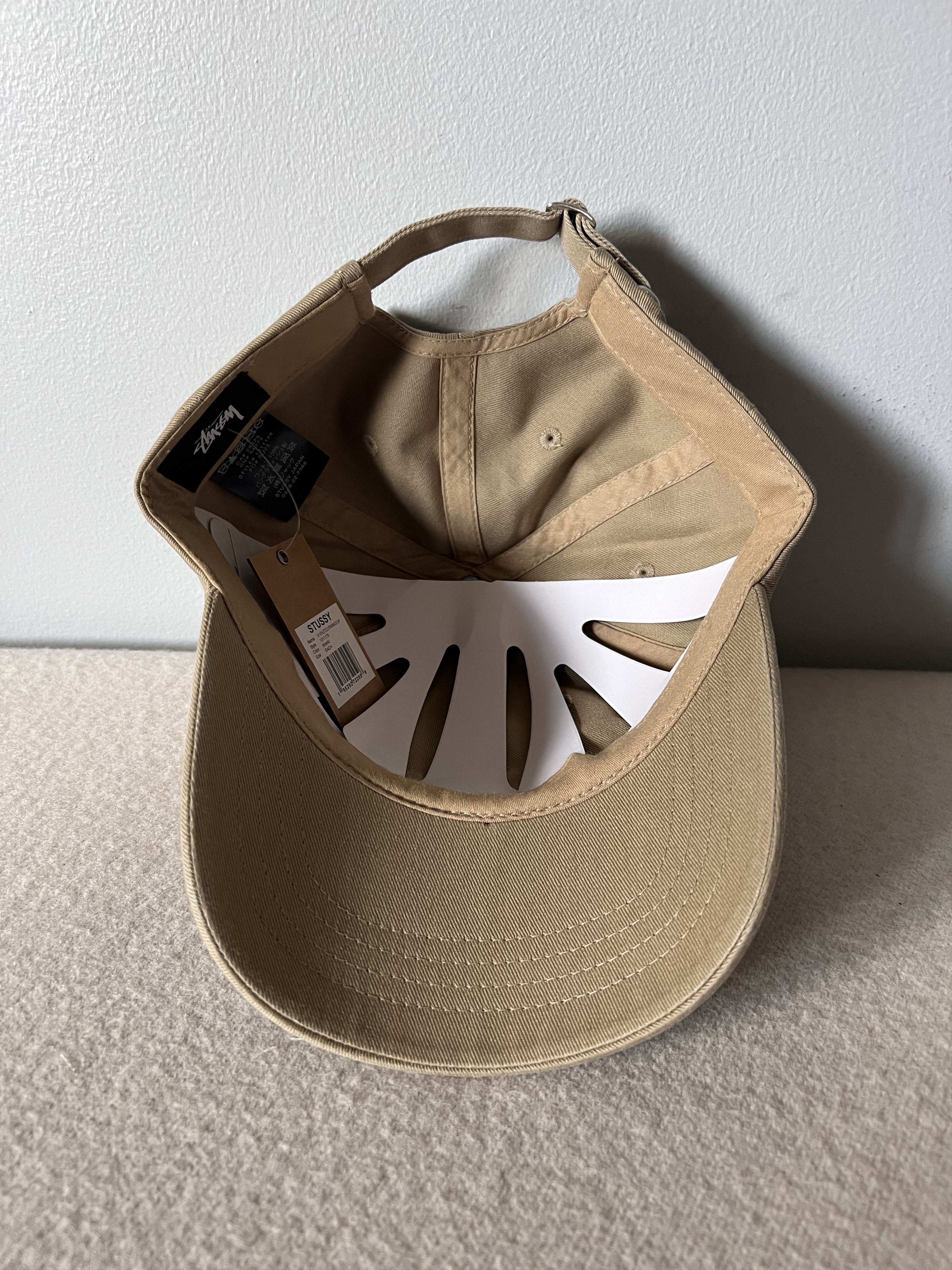 Stussy Stussy LP Athletics Strapback Cap in Khaki Size ONE SIZE - 5 Thumbnail