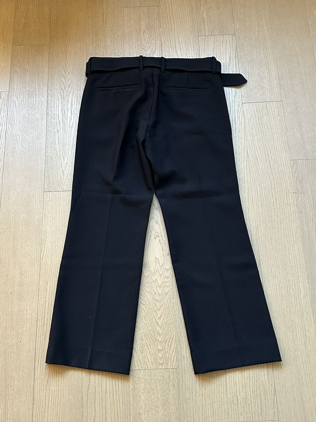 Japanese Brand Yuki Hashimoto Black Belted Standard Trousers Size 48 Size US 32 / EU 48 - 2 Thumbnail