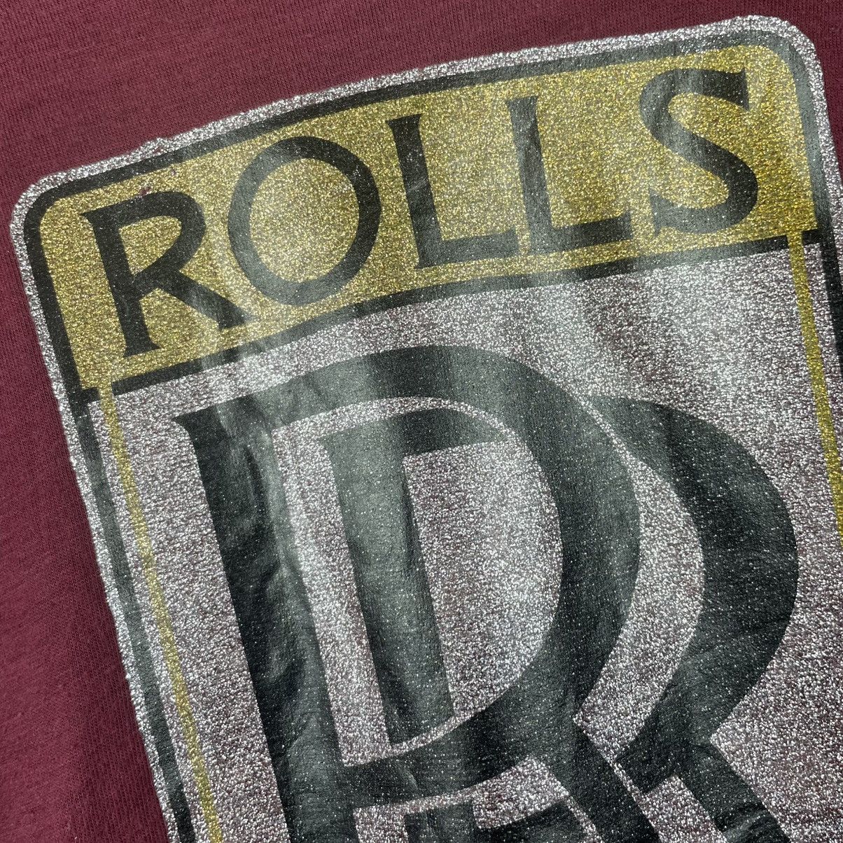 Vintage Vintage 80s Rolls Royce T-Shirt Glitter iron-on Size US M / EU 48-50 / 2 - 6 Thumbnail