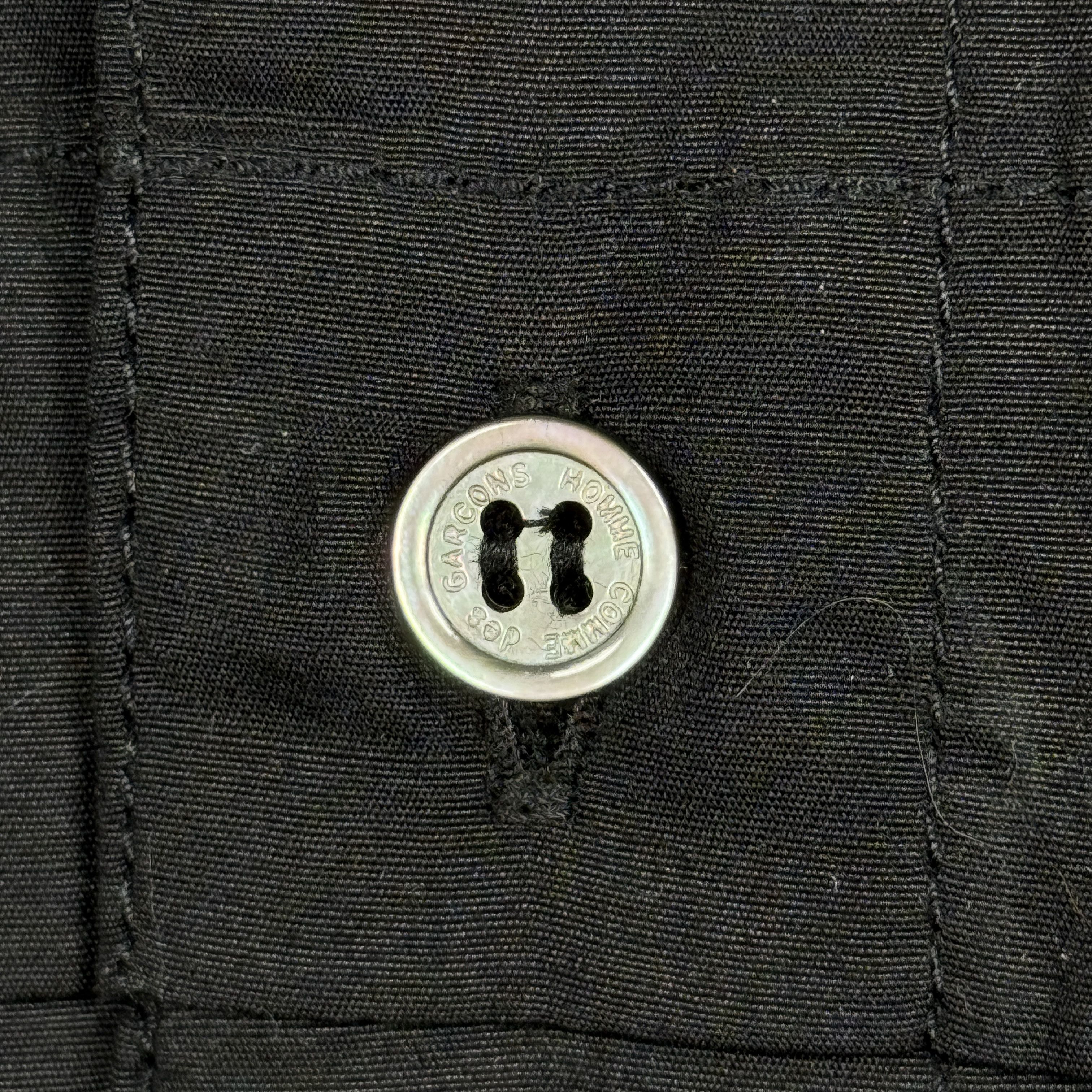 Comme des Garcons Comme des Garcons Homme Drawstring L/S Shirt - Black Size US M / EU 48-50 / 2 - 4 Thumbnail