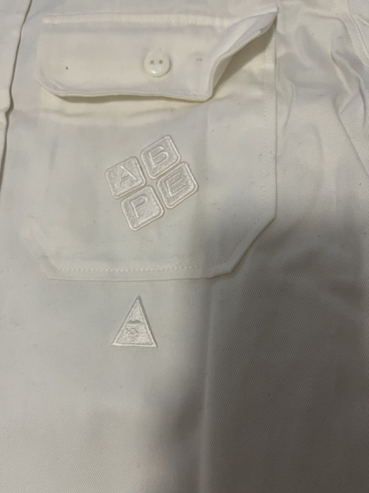 Bape Bape foot soldier white button up Size US XL / EU 56 / 4 - 2 Thumbnail