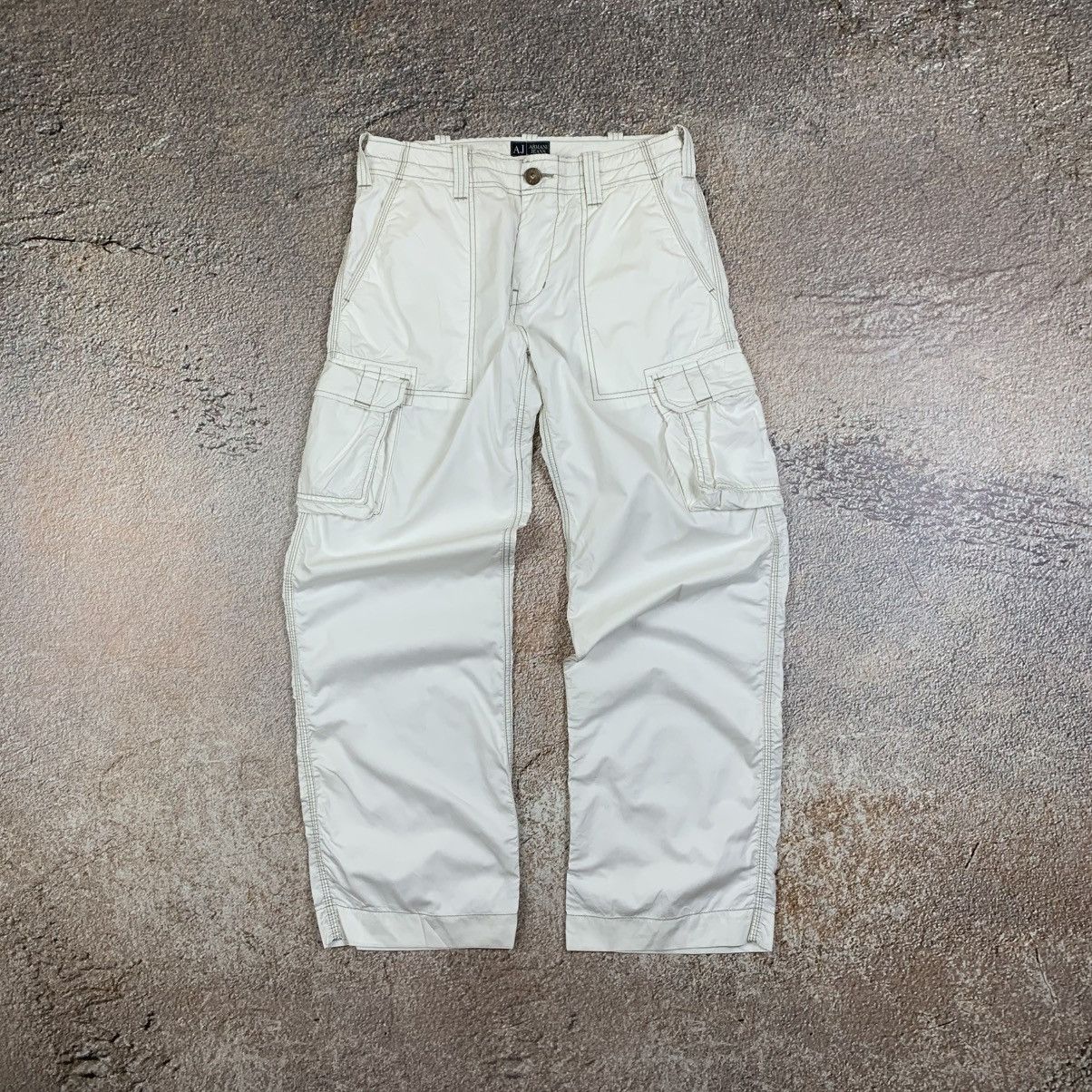 Armani 90s Cargo Multi-pocket Pants Armani Jeans Size US 30 / EU 46 - 2 Thumbnail