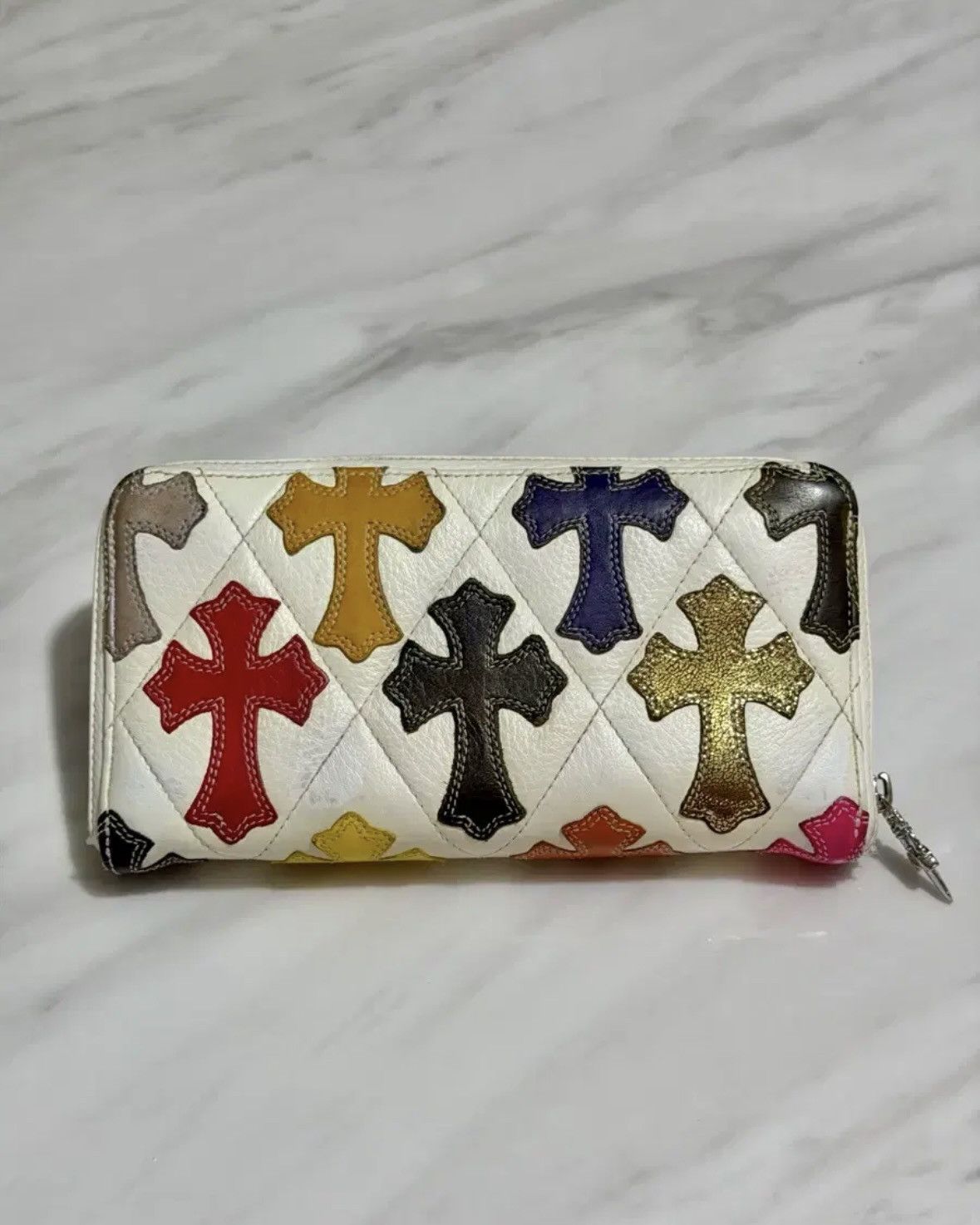Chrome Hearts Chrome Hearts VIC Multi Color Leather Patch Wallet Size ONE SIZE - 3 Thumbnail