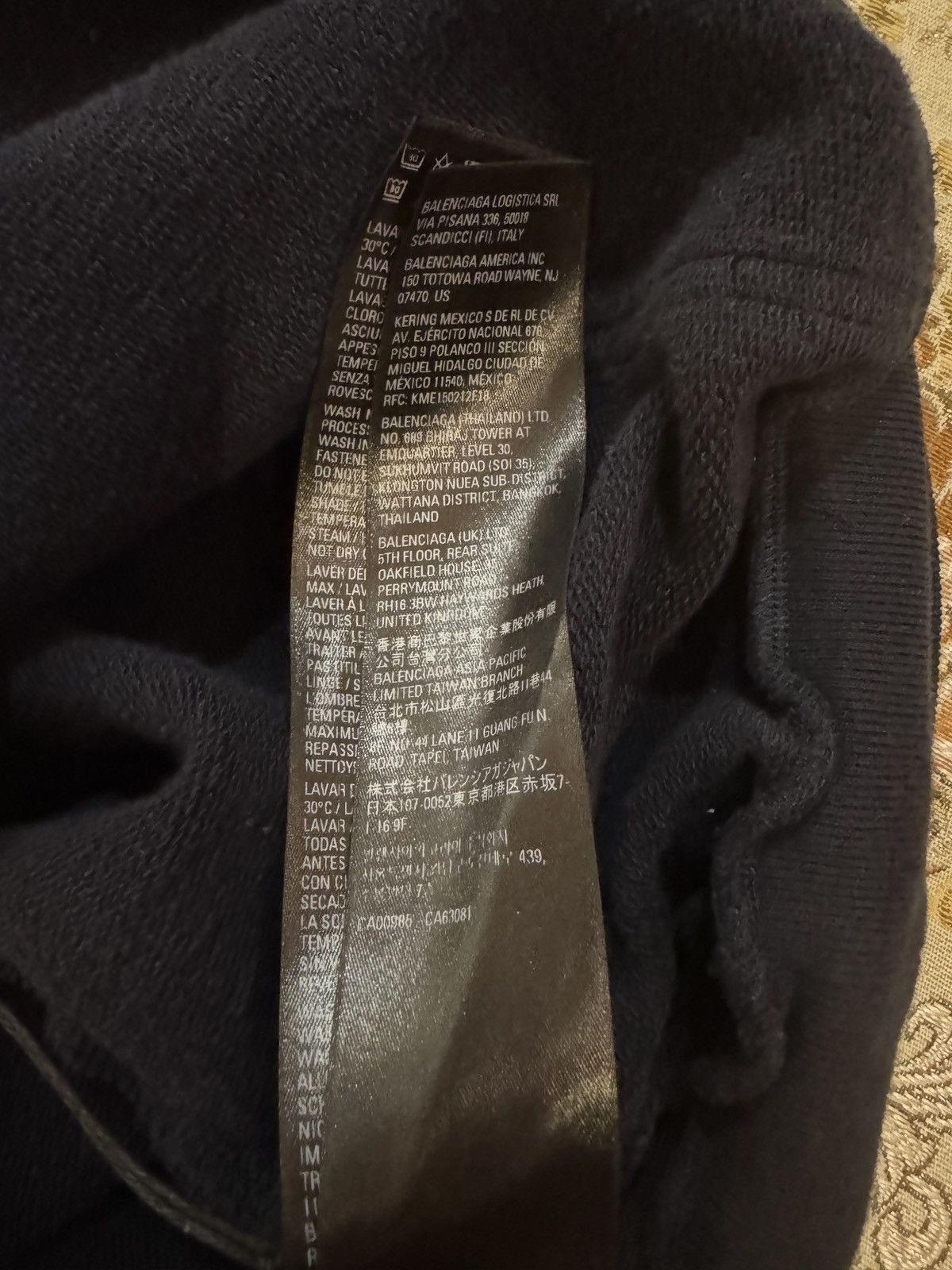 Balenciaga Balenciaga AW22 Polo Hoodie Blue Color Sz.1 Size US S / EU 44-46 / 1 - 13 Thumbnail