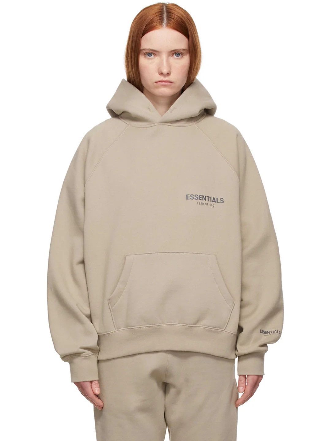 Fear of God Fear of God Essentials Hoodie FW21 String/Tan - Size M Size US M / EU 48-50 / 2 - 1 Thumbnail