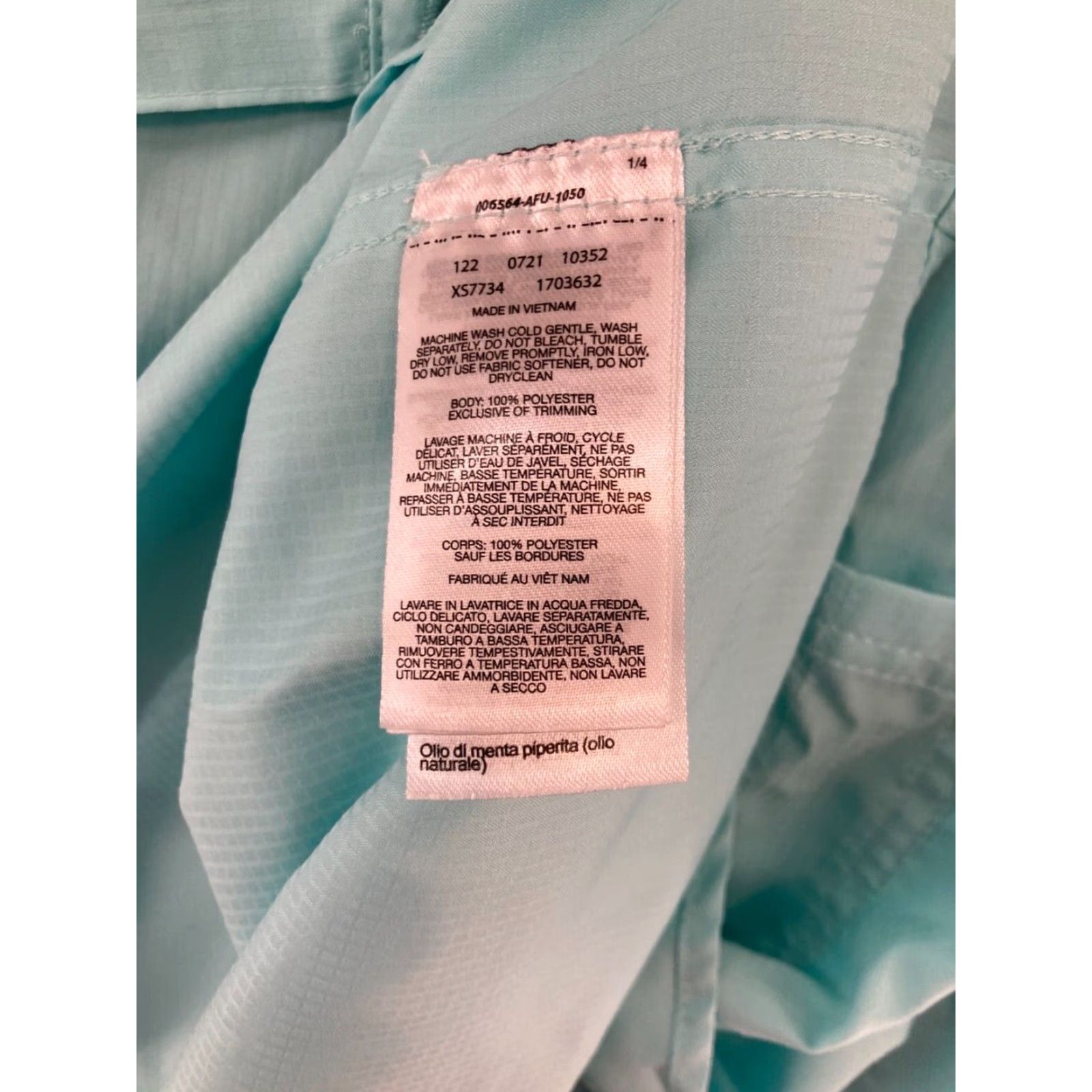 Vintage Columbia Men’s Shirt 4XL Blue Outdoor Fishing Shirt (Button-Up, Collared, Short Sleeve) - Outdoor, Casual, TravelMens Size US XXL / EU 58 / 5 - 6 Thumbnail