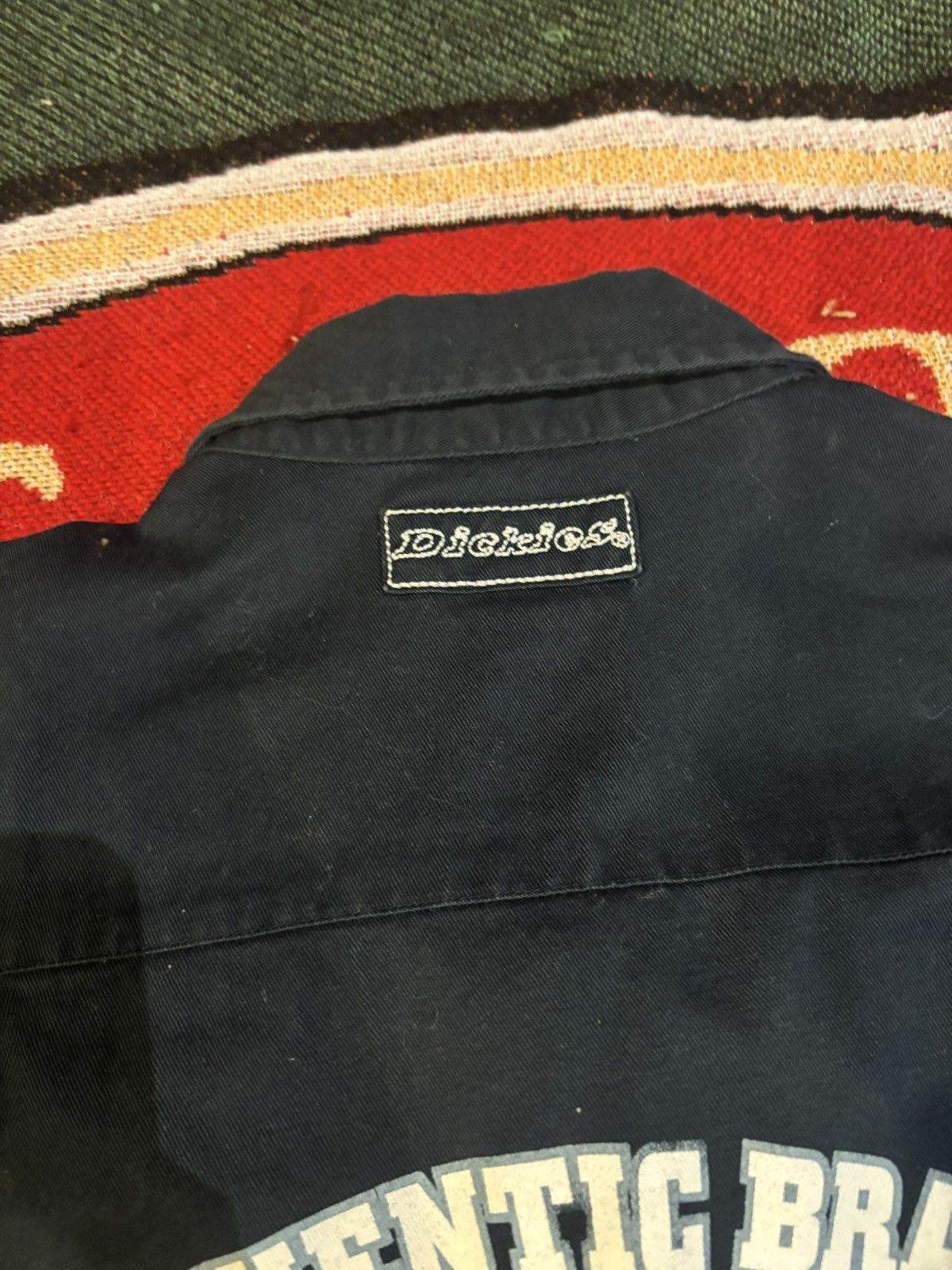 Dickies Vintage Dickies Motorcycle Graphic Button Down Shirt Size US XL / EU 56 / 4 - 3 Thumbnail