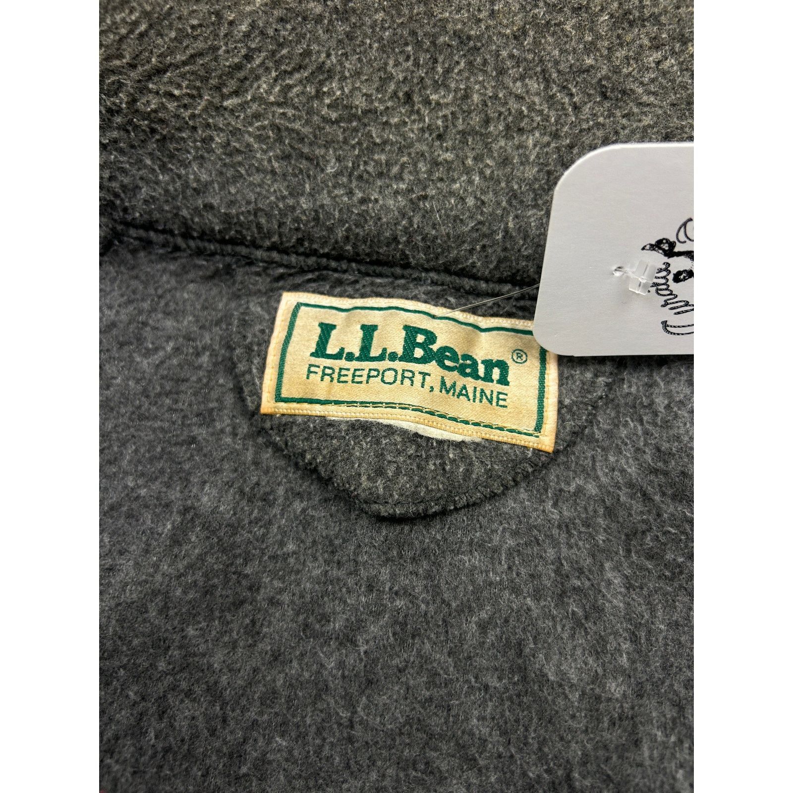 Vintage Vintage 90s LL Bean Fleece Bomber Jacket Size XL Gray Size US XL / EU 56 / 4 - 3 Thumbnail