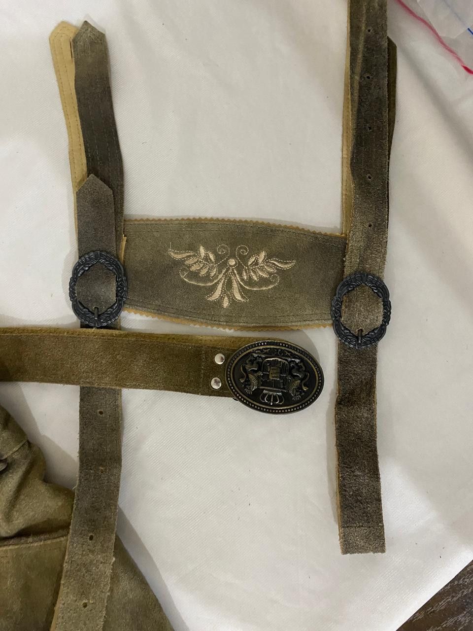 Other Men's suede lederhosen 'Klose' with Waist Belt Size US 34 / EU 50 - 6 Thumbnail