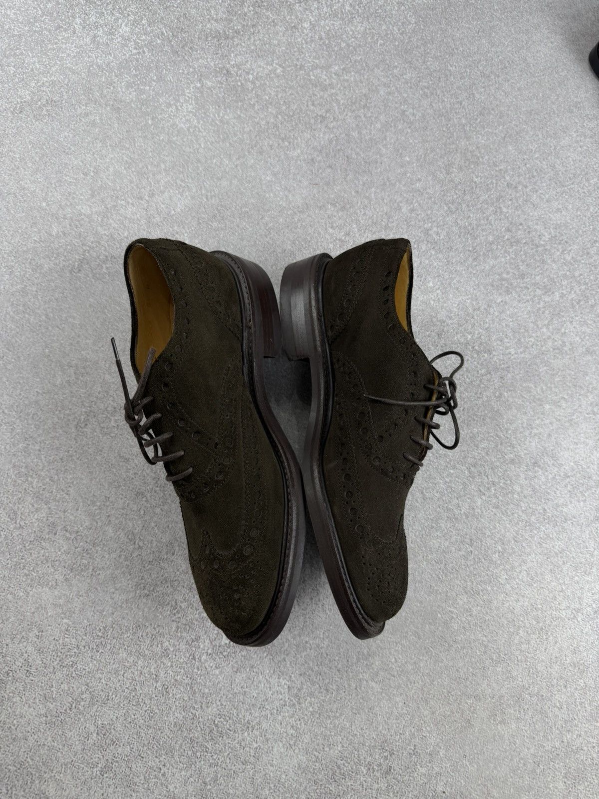 Barker Barker Suede Brogue Derby Dress Shoes Size Uk 5 Size US 6 / EU 39 - 5 Thumbnail