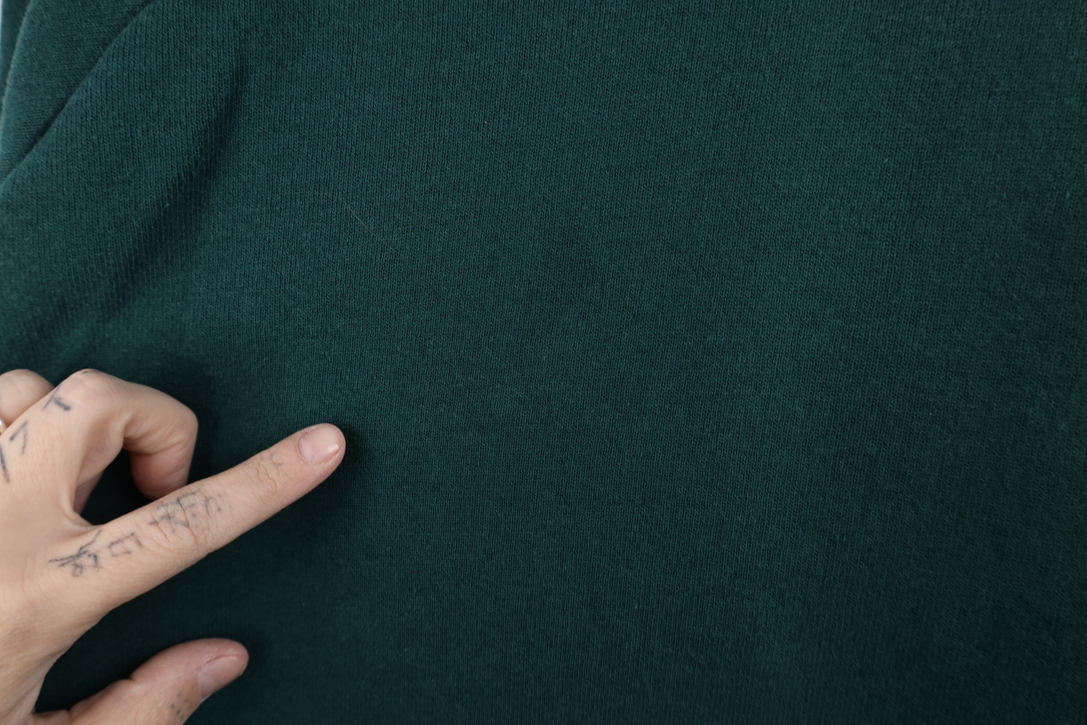 Vintage Vintage 90s Streetwear Blank Crewneck Sweatshirt Green USA Size XL / US 12-14 / IT 48-50 - 4 Thumbnail