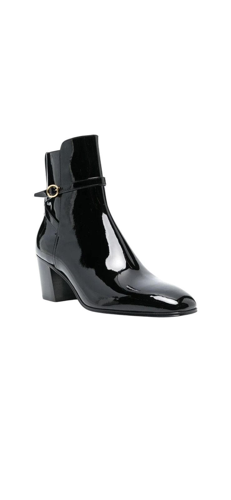 Saint Laurent Paris Saint Laurent Patent 70mm Ankle Boots Size US 9 / EU 42 - 2 Thumbnail