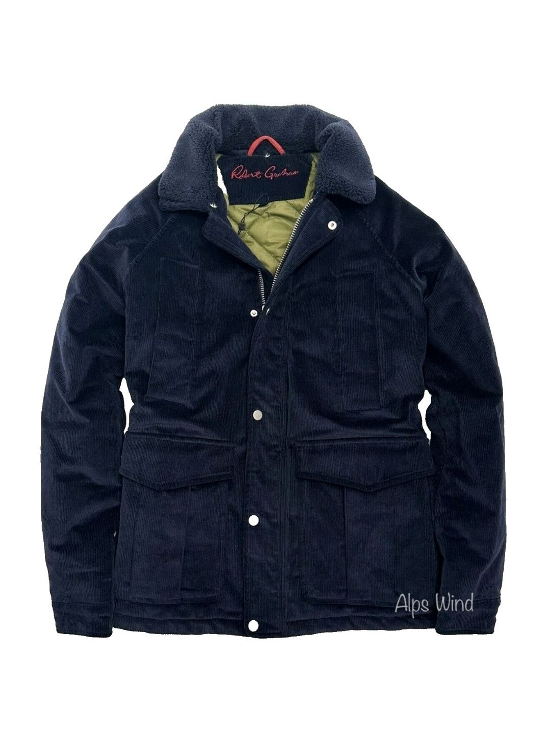 Robert Graham Robert Graham Men's Corduroy Ranch Jacket Lined Coat XXL Size US XXL / EU 58 / 5 - 2 Thumbnail