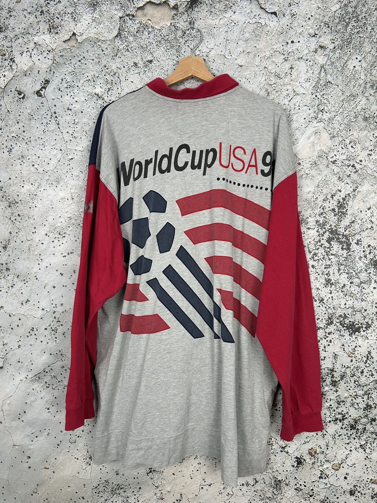 Vintage Adidas World Cup USA 1994 Soccer Jersey Polo Rare