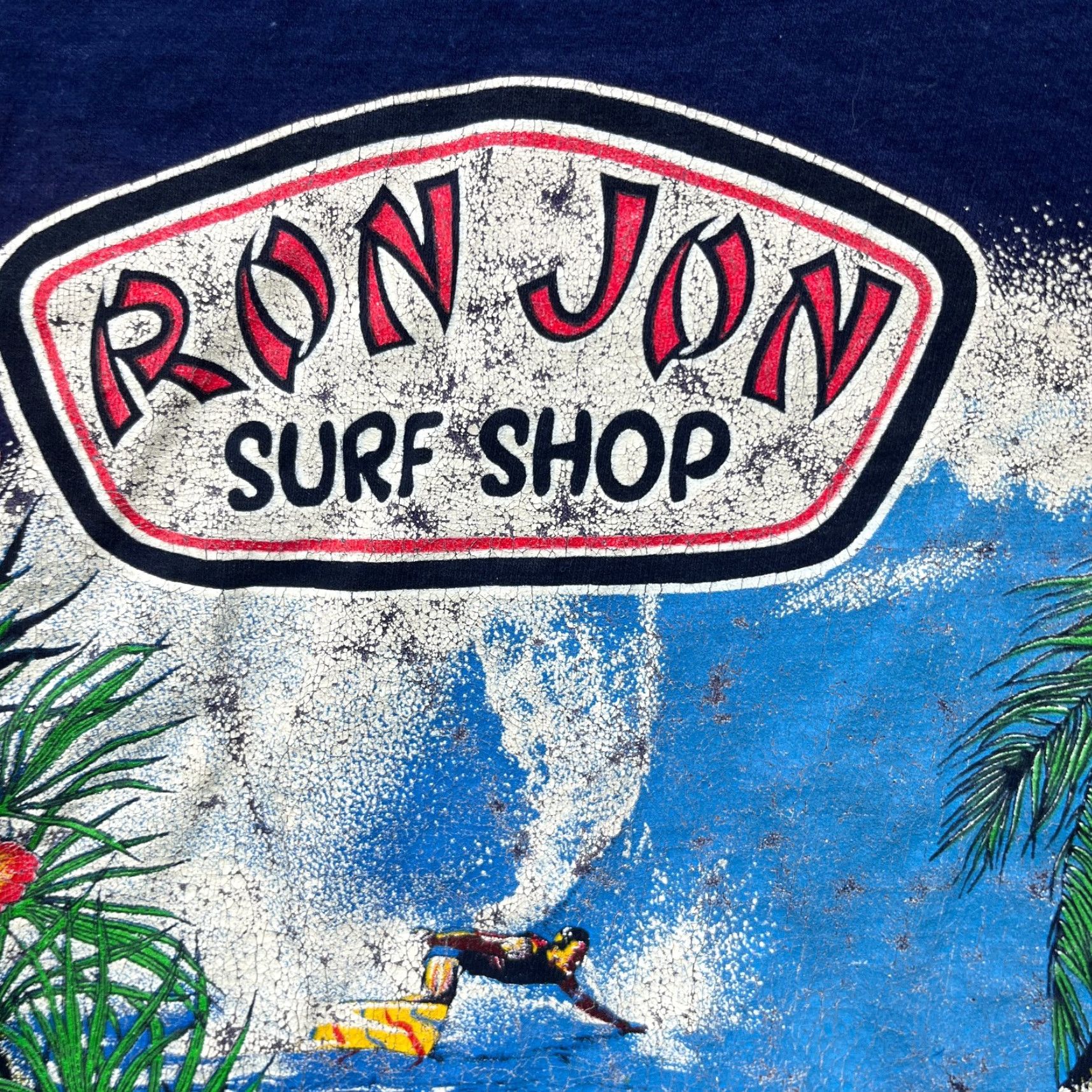 Ron Jon Surf Shop VINTAGE Ron Jon Surf Shop T Shirt M Blue 1980s Beach Mens Shirt Short Sleeve Crew Neck Cotton Knit Size US M / EU 48-50 / 2 - 6 Thumbnail
