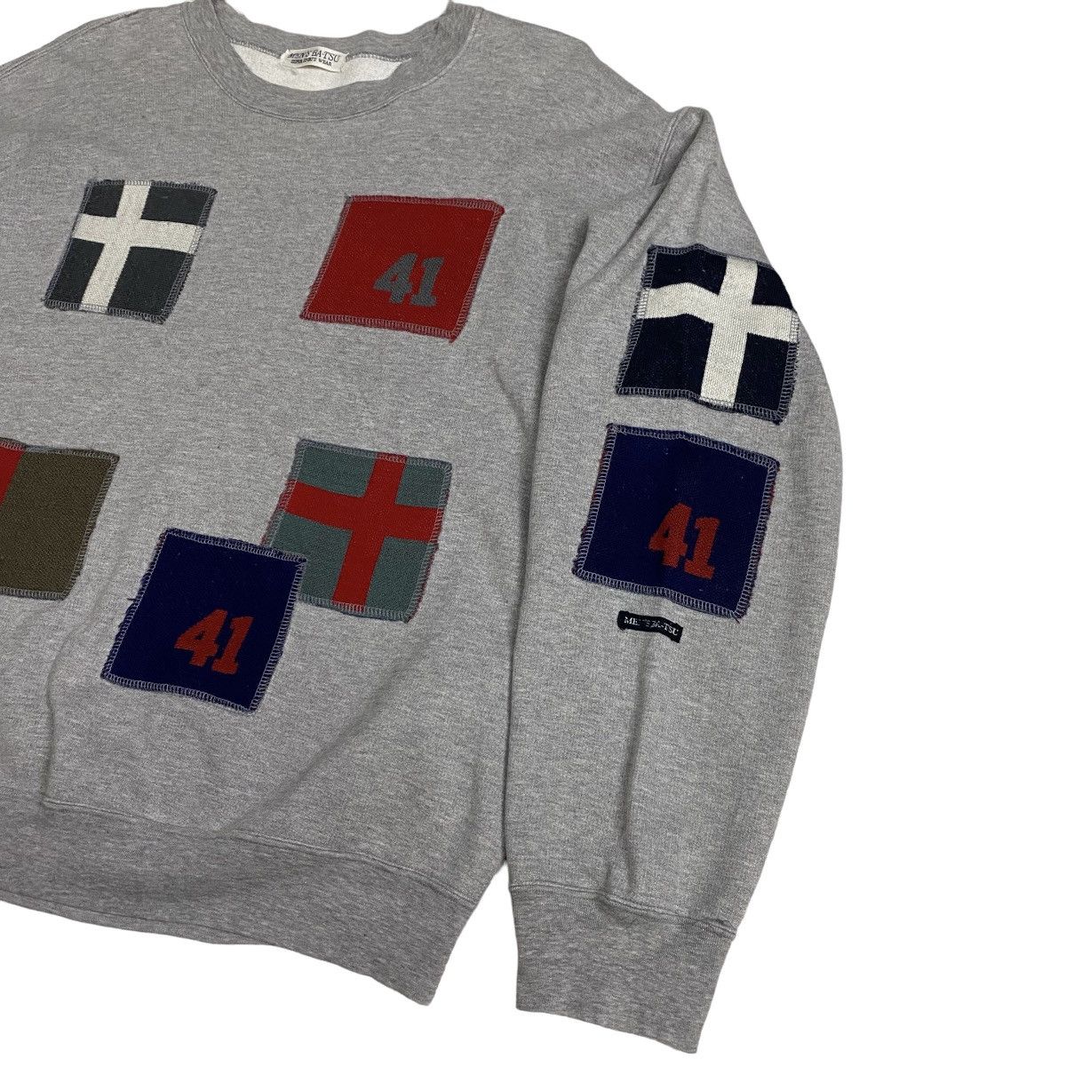 Japanese Brand Men Batsu Vintage Flags crewneck Size US M / EU 48-50 / 2 - 6 Thumbnail