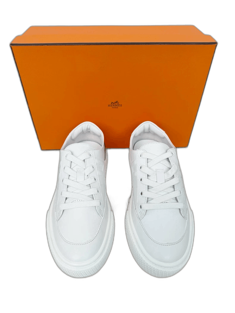 Hermes Hermes White Sneakers Never Worn Size 36.5-2506 Size US 6 / IT 36 - 1 Thumbnail