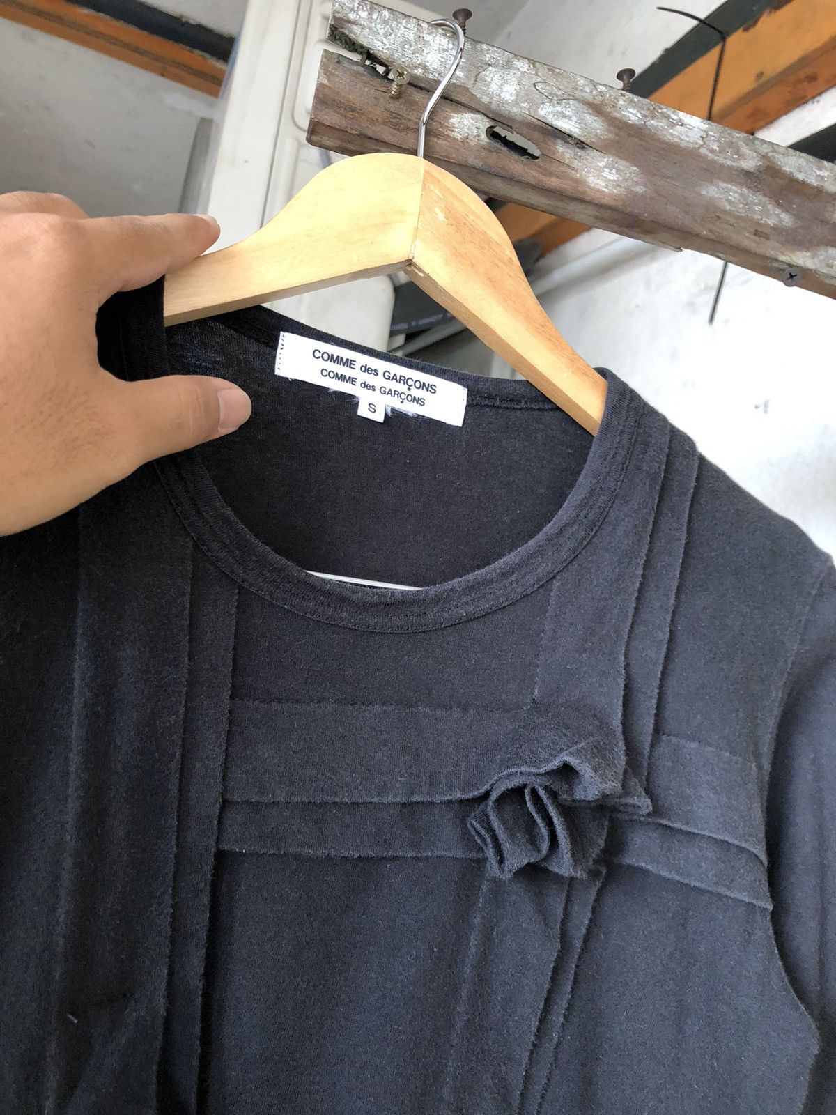Comme des Garcons Comme des Garcons Faded Bondage Punk Long Sleeve Tshirt Size S / US 4 / IT 40 - 9 Thumbnail
