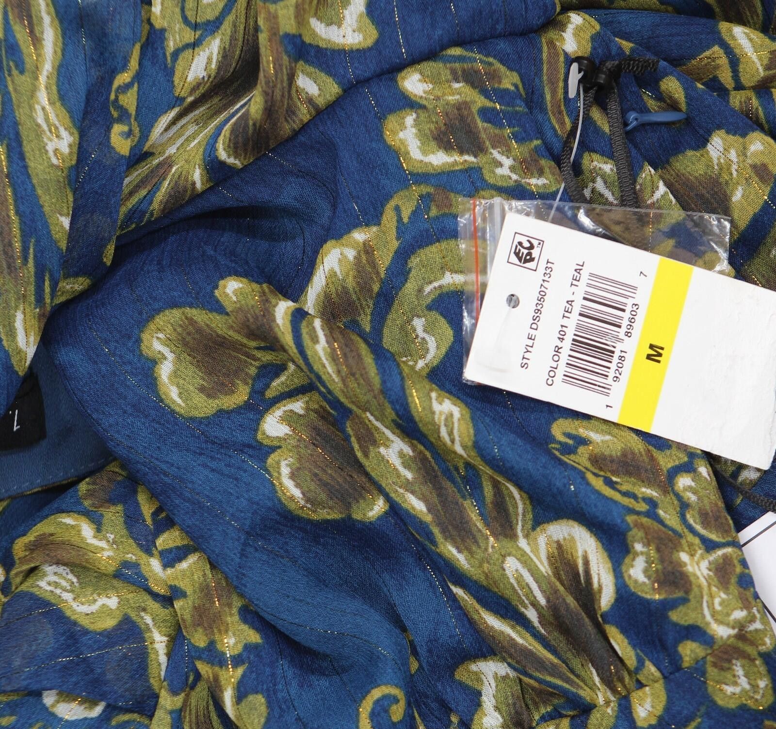 Other Nwt 1. State Open-back Midi Dress Ds93507133t Teal Blue M Size M / US 6-8 / IT 42-44 - 3 Thumbnail