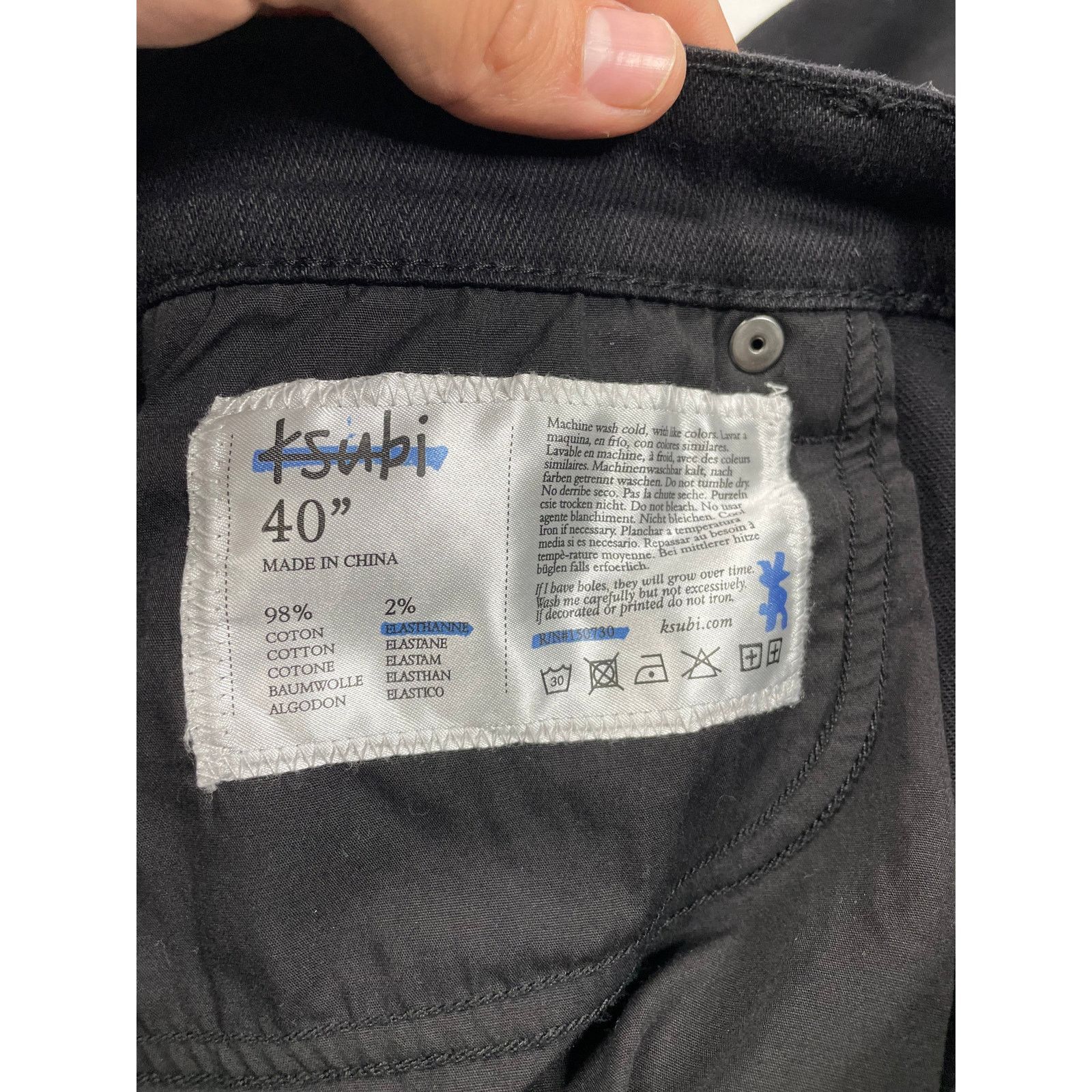 Ksubi Ksubi Jeans Black Ripped 40 Size US 40 / EU 56 - 6 Thumbnail