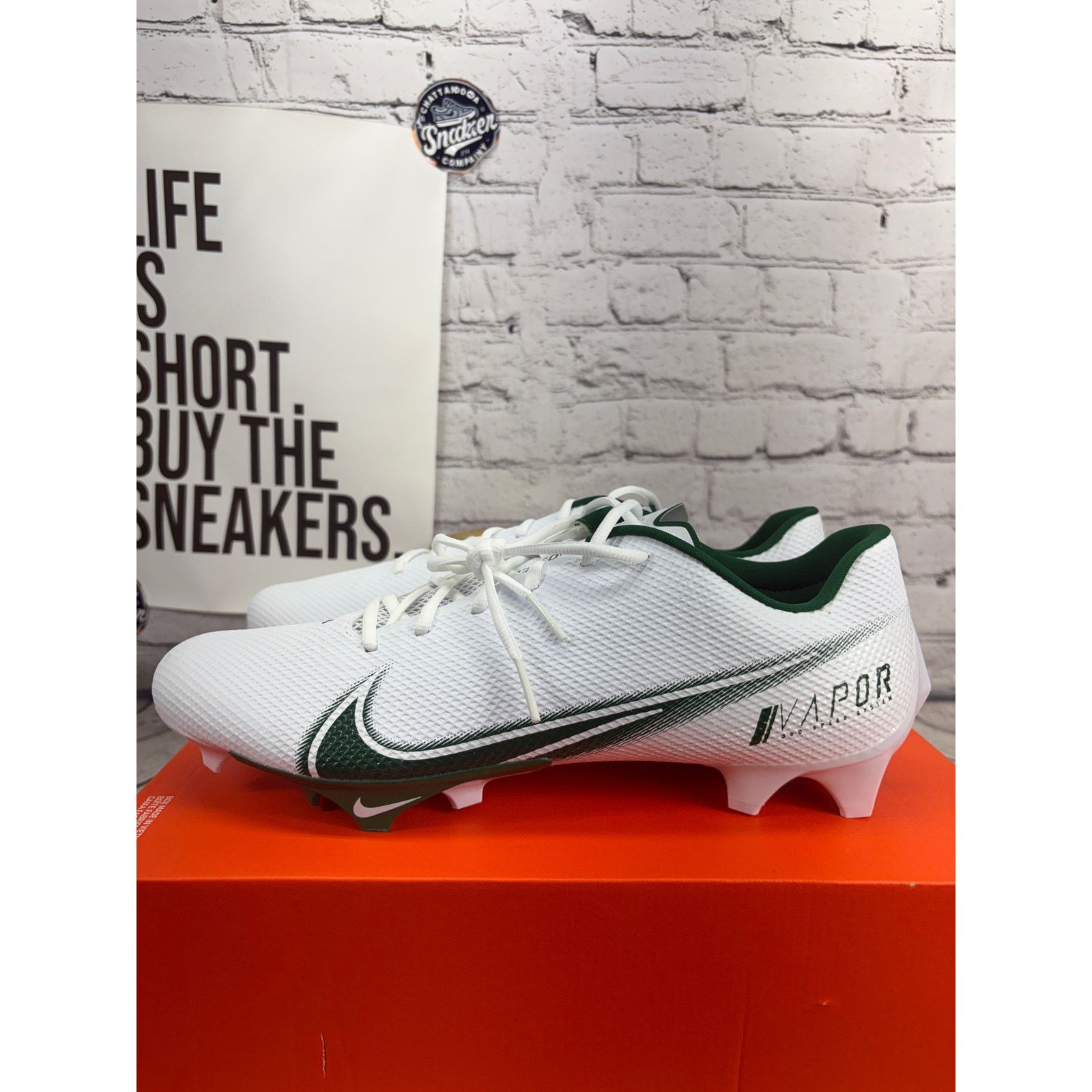 Nike Nike Vapor Edge Speed 360 NFL Football Cleats Men 16 Green Size US 15 / EU 48 - 3 Thumbnail