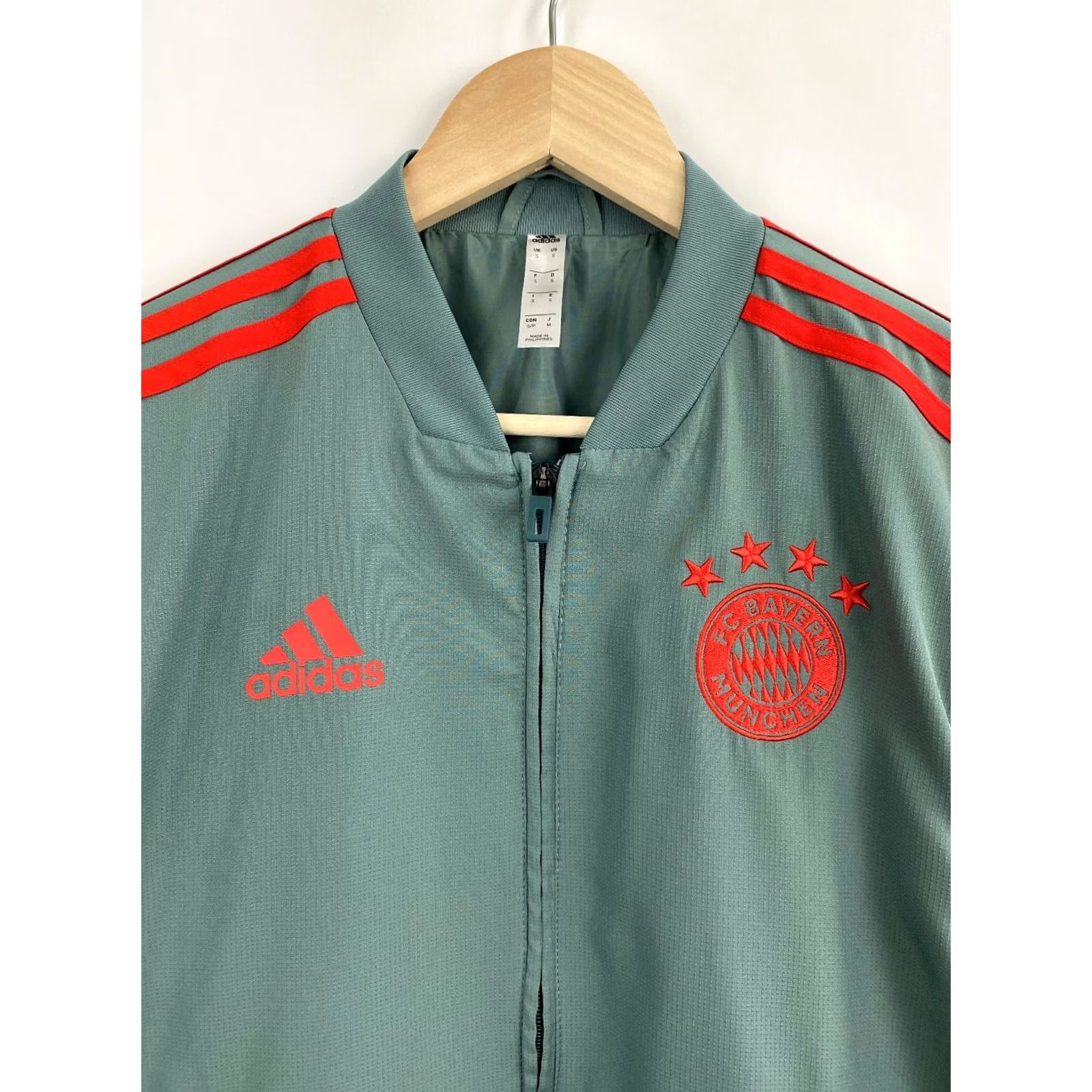 Adidas Y2K Adidas FC Bayern Munich Zip Sweatshirt Retro Blokecore size S color green Size US S / EU 44-46 / 1 - 4 Thumbnail