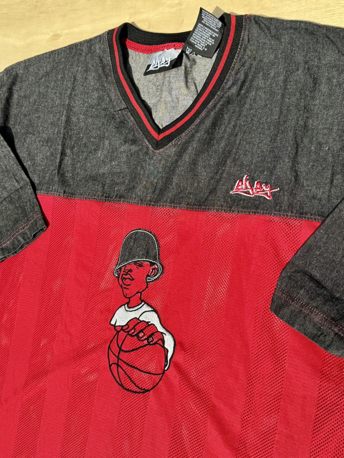Rap Tees × Vintage Vintage Y2K Hip Hop Rap Streetwear Jersey Size US XL / EU 56 / 4 - 2 Thumbnail