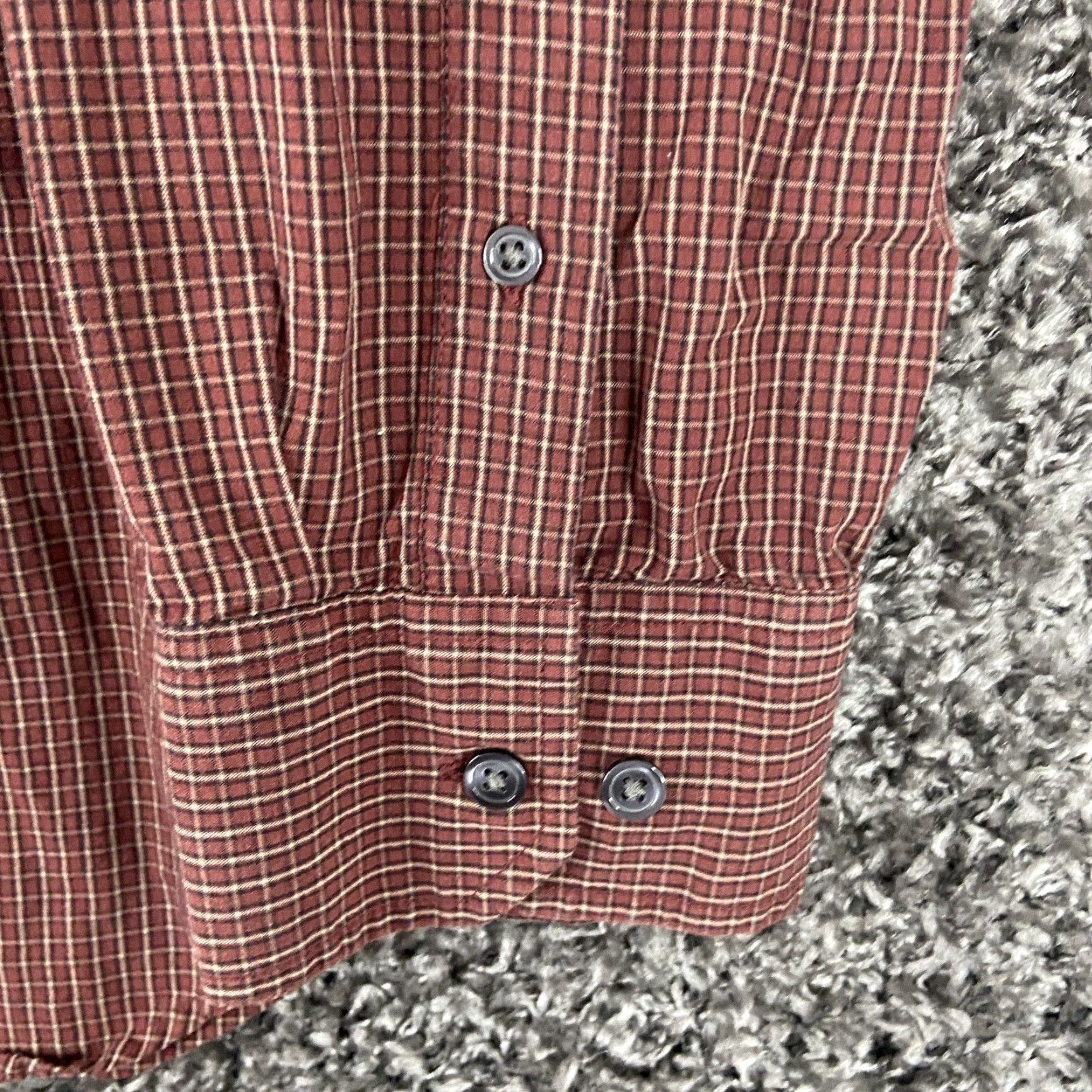 Banana Republic Banana Republic Shirt Men XL Multicolor Plaid Long Sleeve Button-Up Mens Size US XL / EU 56 / 4 - 2 Thumbnail