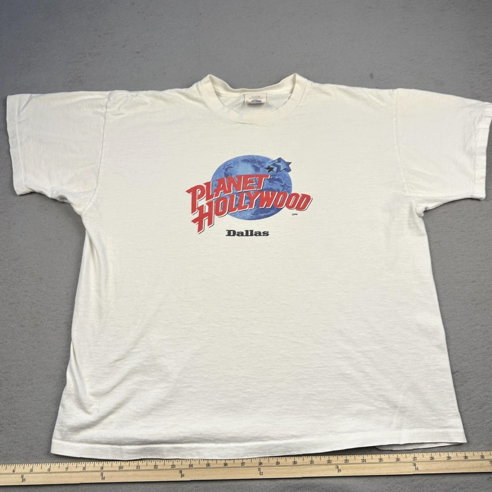 Vintage VINTAGE Planet Hollywood Dallas Shirt Mens XL White Tee Restaurant 90s Size US XL / EU 56 / 4 - 2 Thumbnail