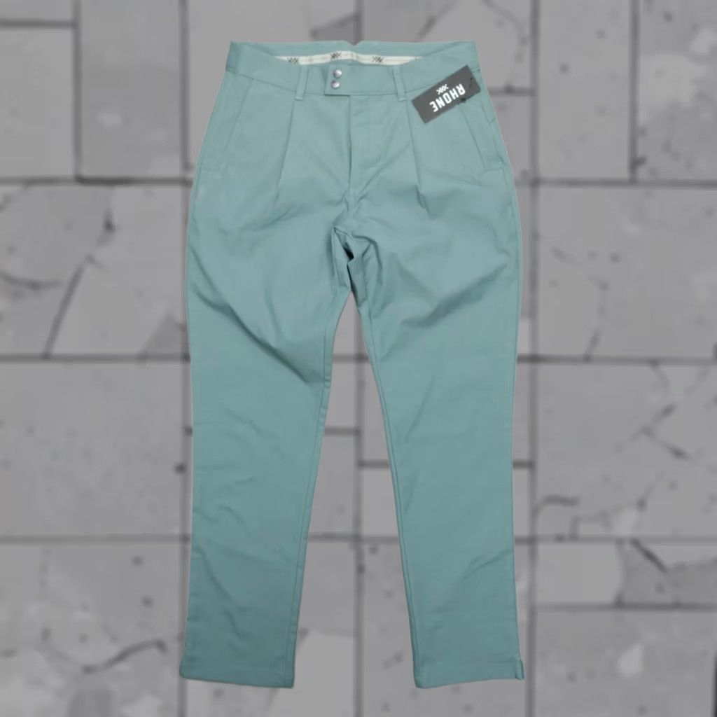 Rhone Rhone Golf Tour Trouser Pants Tidal Green Size 33x32 Classic Fit Performance Size US 34 / EU 50 - 1 Thumbnail