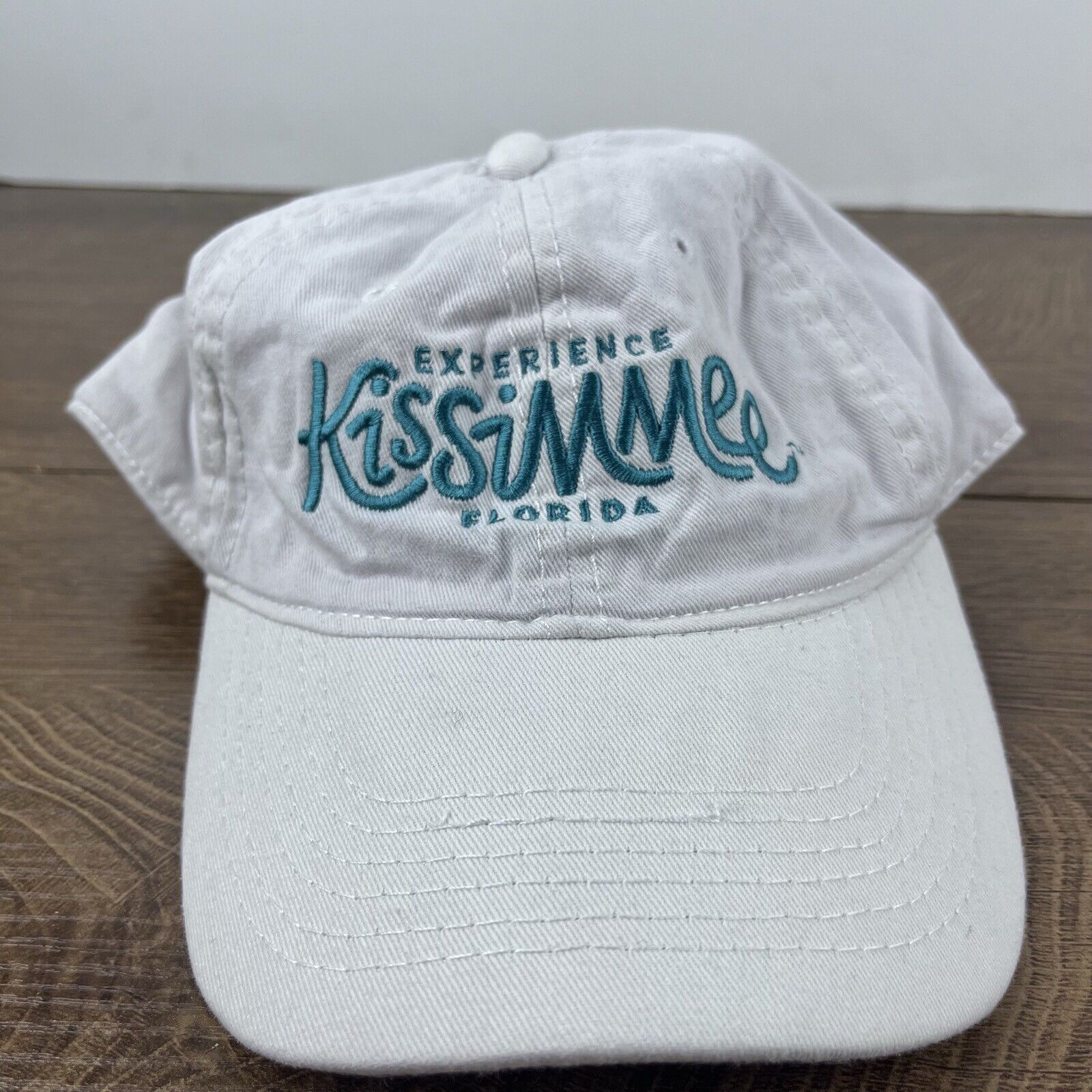 Other Kissimmee Florida Hat White Cap Hat Adjustable Hat White Adu Size ONE SIZE - 3 Thumbnail