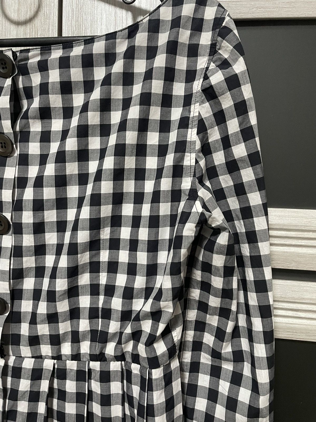 Prada Prada Pre-Fall 2013 Gingham Off-Shoulder Dress Campaign Size S / US 4 / IT 40 - 15 Thumbnail