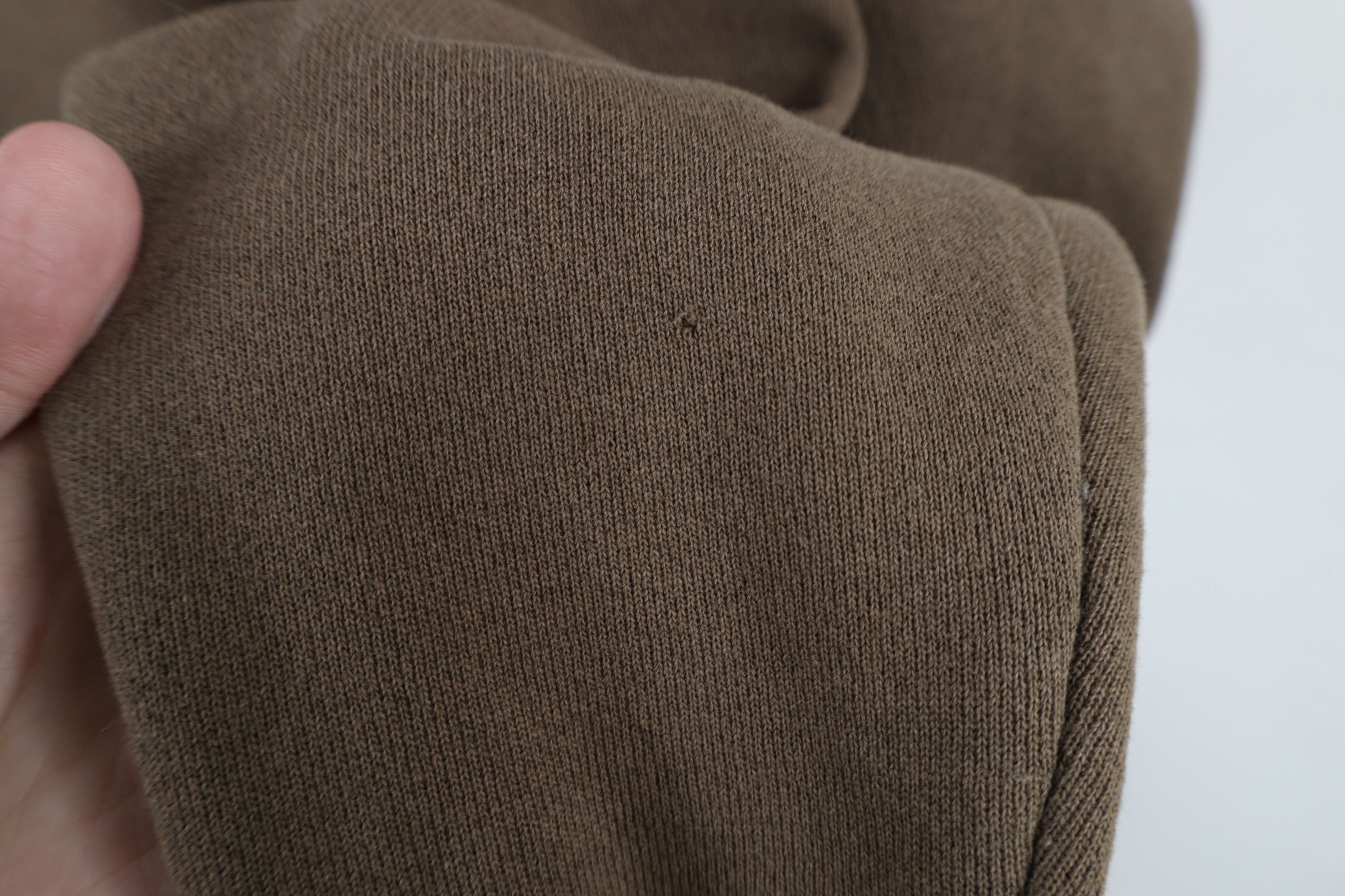 Vintage Vintage 90s Streetwear Blank Crewneck Sweatshirt Brown USA Size US XXL / EU 58 / 5 - 7 Thumbnail