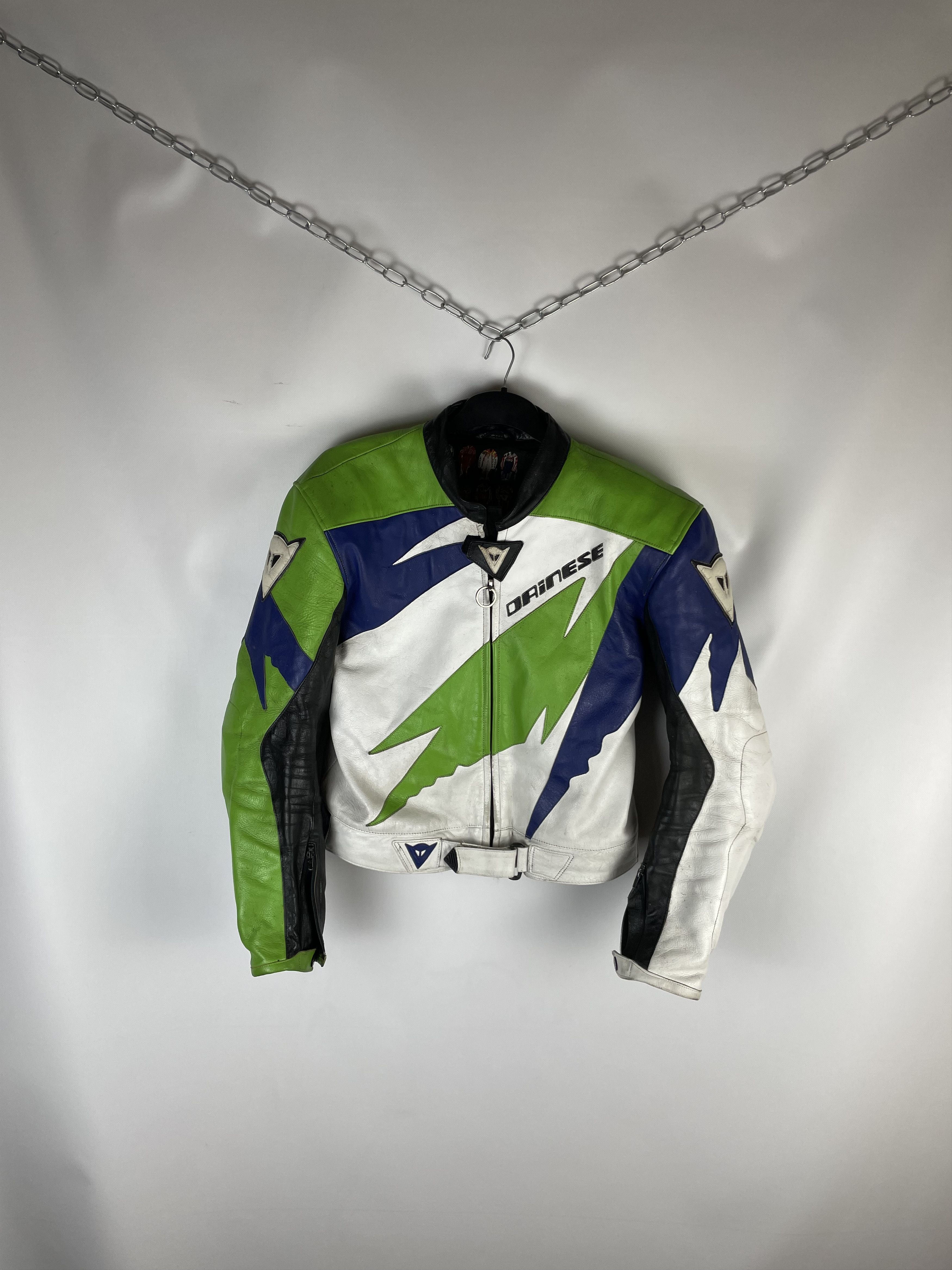 Dainese VINTAGE DAINESE LEATHER JACKET MOTO BIKE RACING Size US M / EU 48-50 / 2 - 1 Thumbnail
