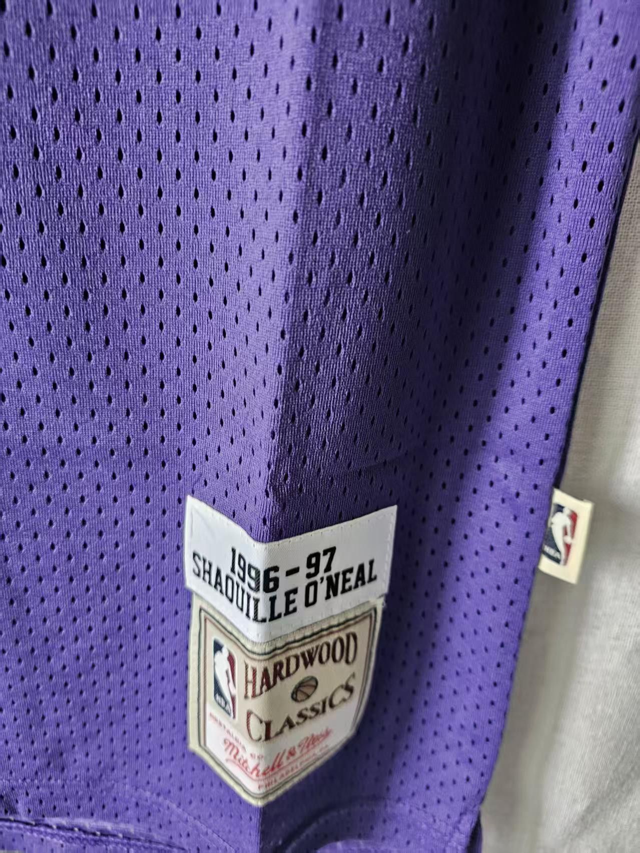 NBA Lakers #34 Shaquille O'Neal Jersey Purple Size US XL / EU 56 / 4 - 5 Thumbnail