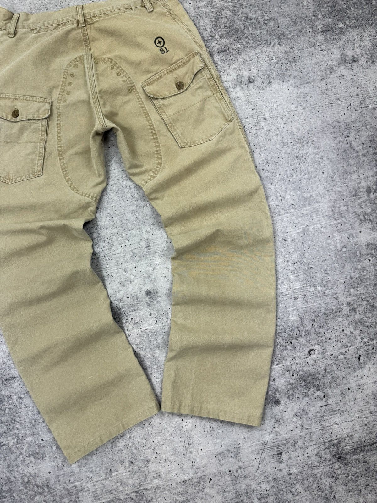 Stone Island Stone Island Denims Big Logo Cargo Pants Trousers Jeans W32 Size US 32 / EU 48 - 19 Thumbnail