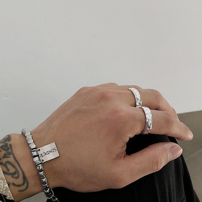 Jewelry Hip-hop Jewelry Rings Open Size Chrome Ring (Size 7-13) Size ONE SIZE - 2 Thumbnail