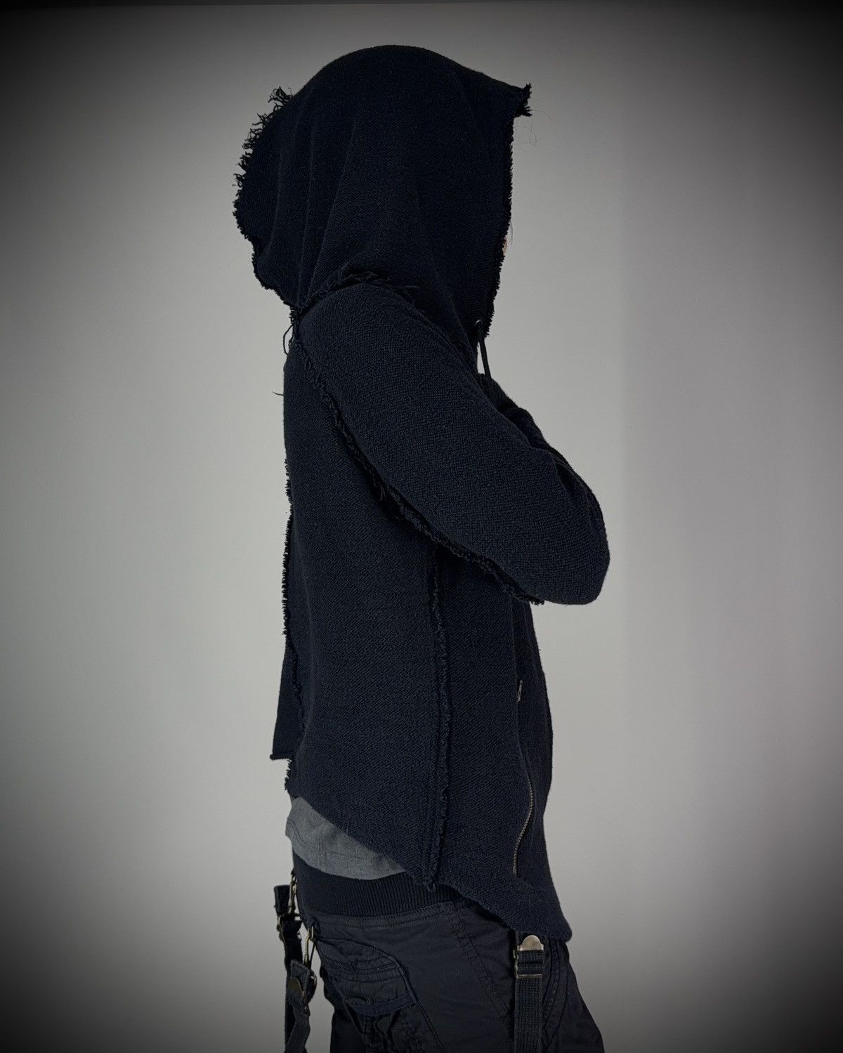 Le Grande Bleu (L.G.B.) LGB Asymmetrical Raw Zip Hoodie Size US S / EU 44-46 / 1 - 17 Thumbnail