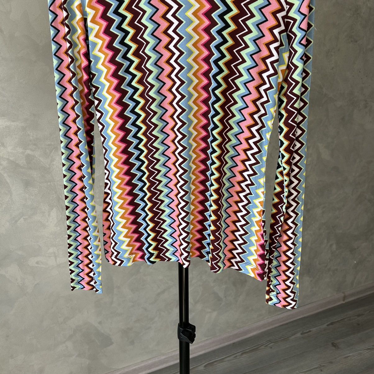 Missoni Missoni Zig Zag Turtleneck Top Size M / US 6-8 / IT 42-44 - 4 Thumbnail