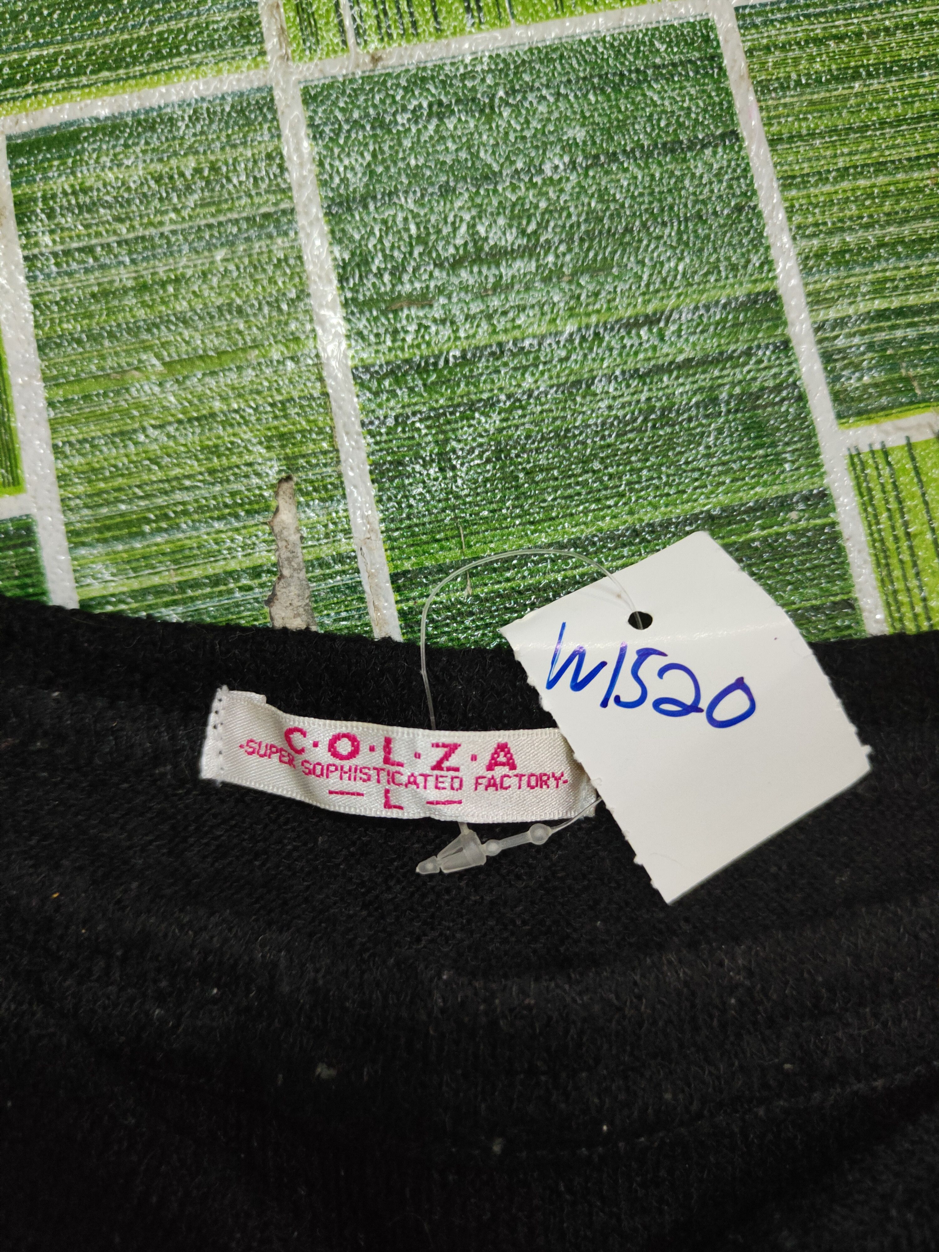 Homespun Knitwear × Japanese Brand × Vintage C.o.l.z.a Black lips Knitwear Sweatshirts #W1520 Size L / US 10 / IT 46 - 12 Thumbnail