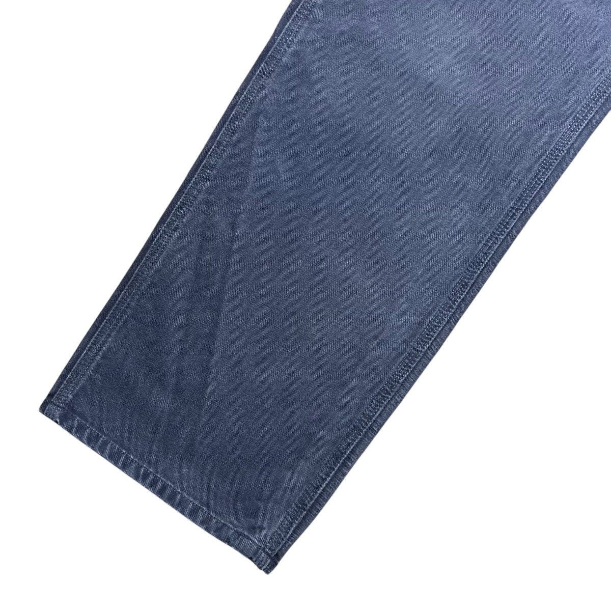 Carhartt × Vintage Vtg 2000s Carhartt Dark Grey Carpenter Canvas Dungaree Pants Size US 35 - 9 Thumbnail