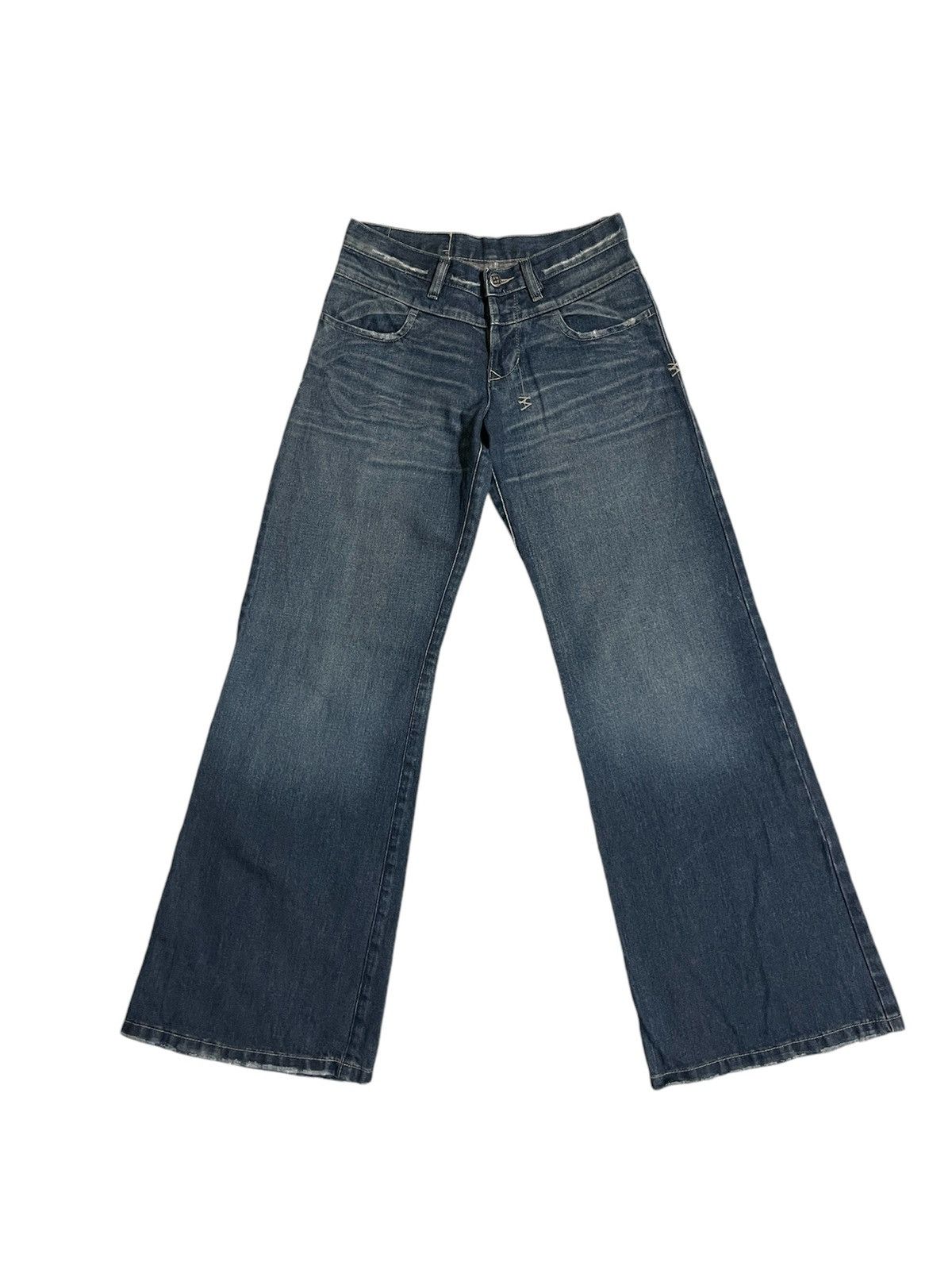 Ksubi Ksubi Wide Leg Vintage Wash Jeans Size 28" / US 6 / IT 42 - 21 Thumbnail