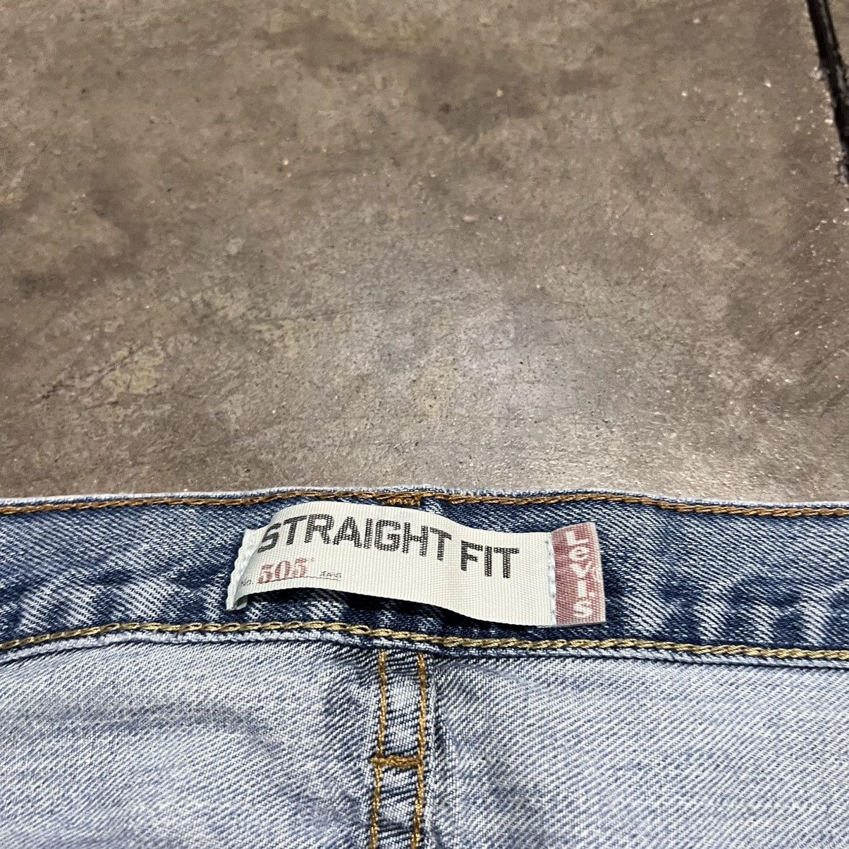 Levi's × Vintage Vintage Y2K Levis 505 Denim Jeans Light Wash Western Cowboy Size US 36 / EU 52 - 11 Thumbnail