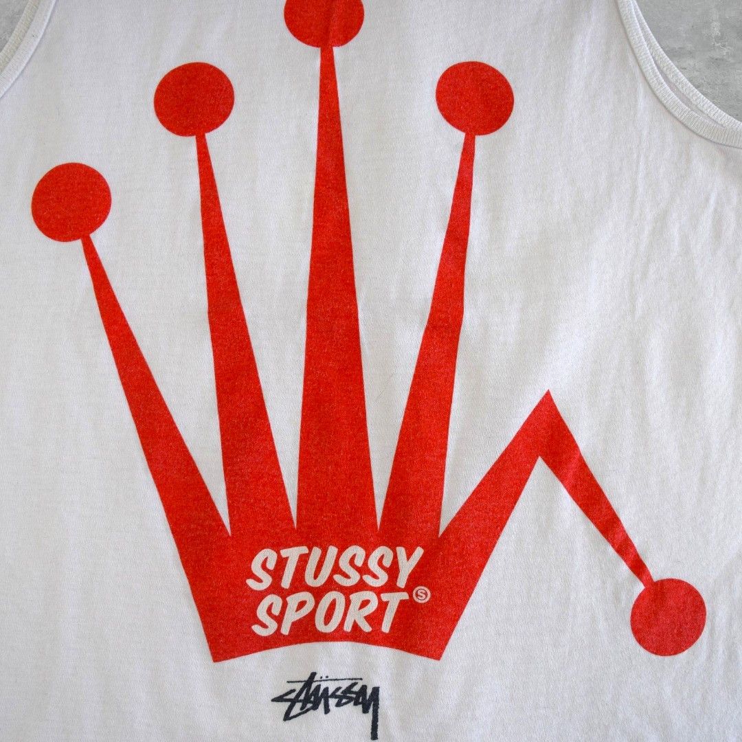 Stussy Stüssy Crown print tank top Size US S / EU 44-46 / 1 - 3 Thumbnail