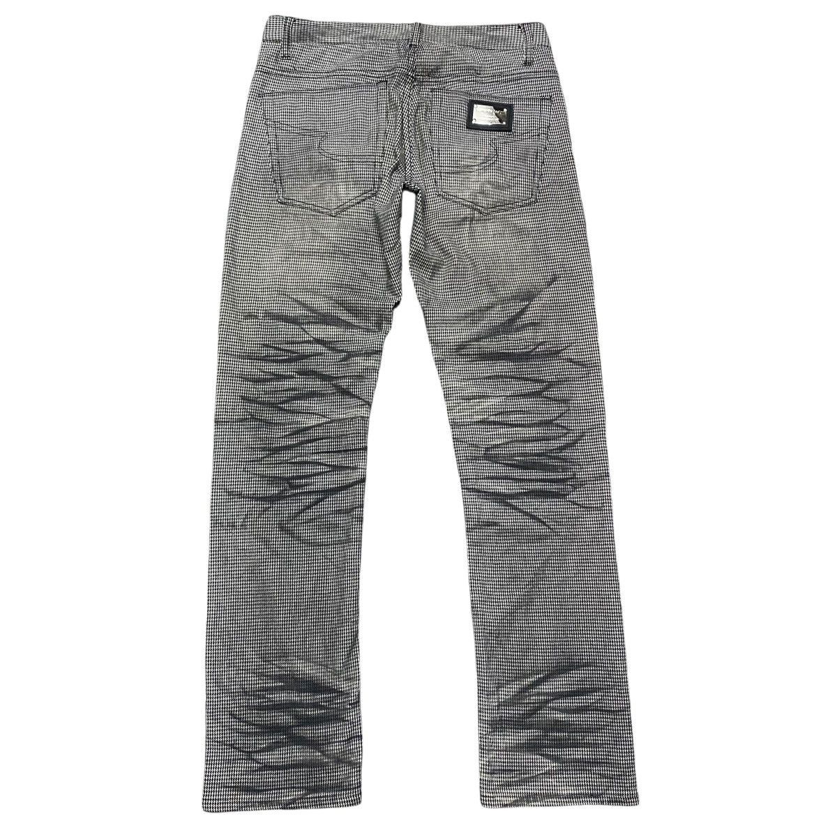 semanticdesign Semantic Design Houndstooth Skull Clawmark Jeans Size US 30 / EU 46 - 1 Thumbnail