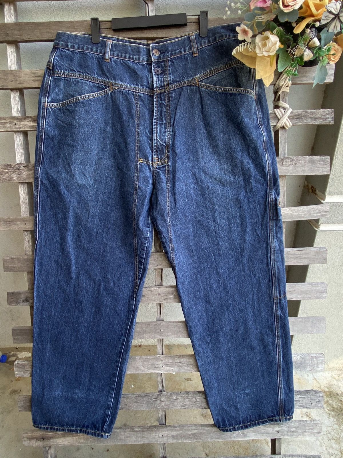 Marithe + Francois Girbaud Vintage Marithé + François Girbaud baggy jeans Size US 39 - 3 Thumbnail