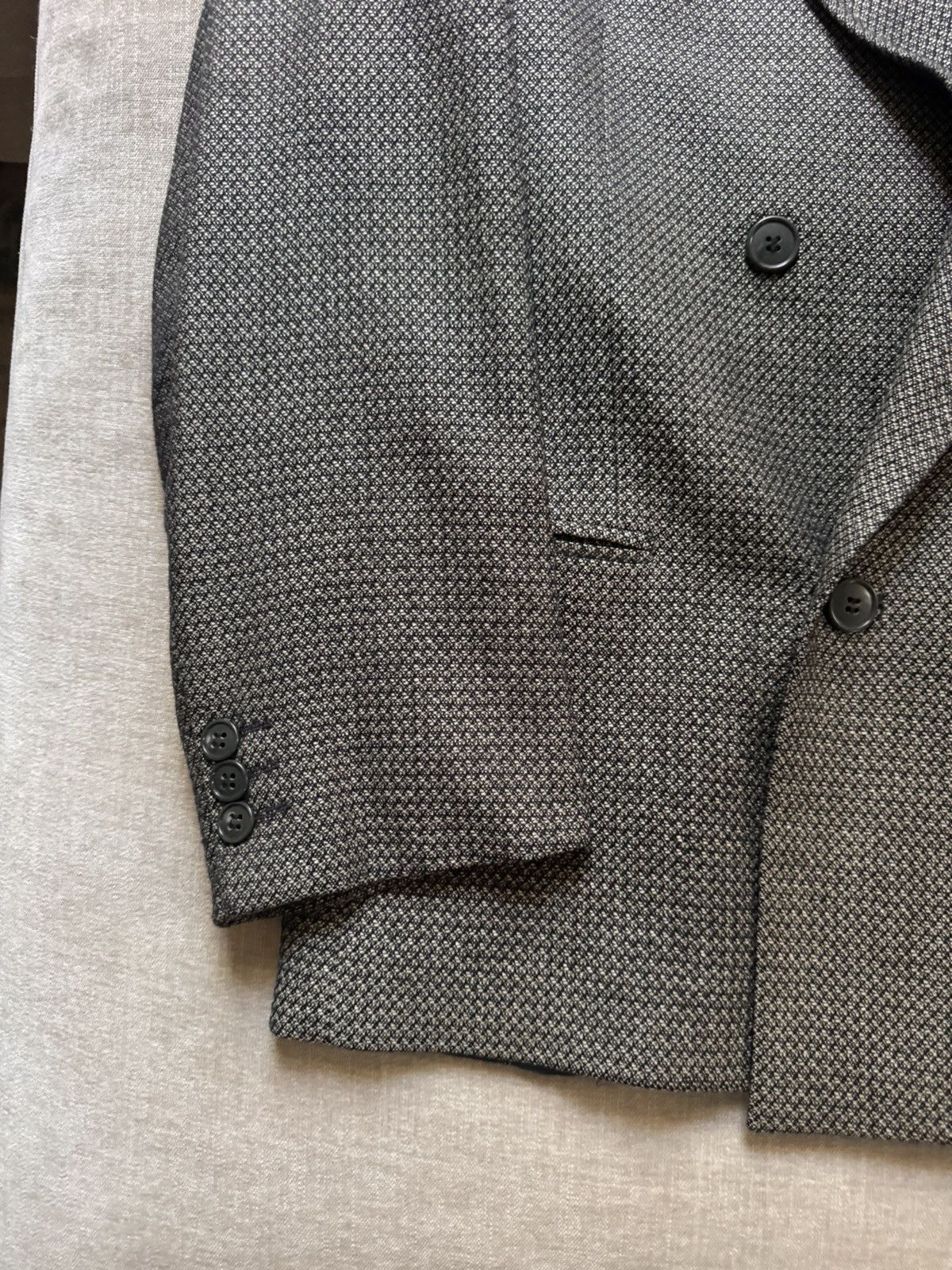 Giorgio Armani Giorgio Armani Le Collezioni Peak Lapel DB Wool Jacket Size 42R - 4 Thumbnail