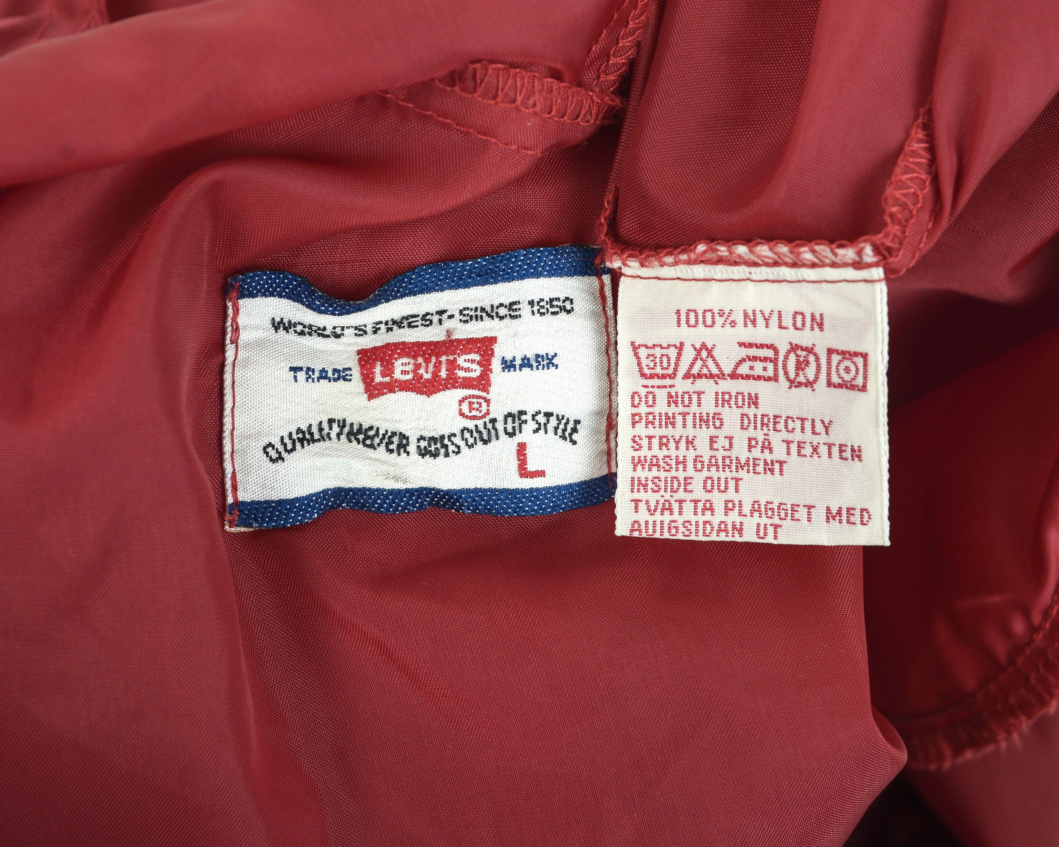 Levi's 501 FITS EM ALL Lightweight VTG Jacket Windbreaker Raincoat Size US L / EU 52-54 / 3 - 7 Thumbnail