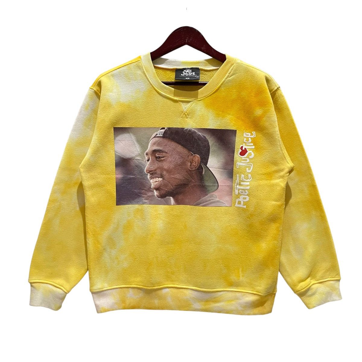 Tupac Shakur Poetic Justice Tie-Dye Crewneck Sweatshirt