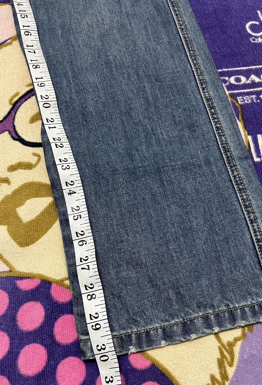 Japanese Brand ROUGH Rare Design Denim Pant Size US 30 / EU 46 - 18 Thumbnail